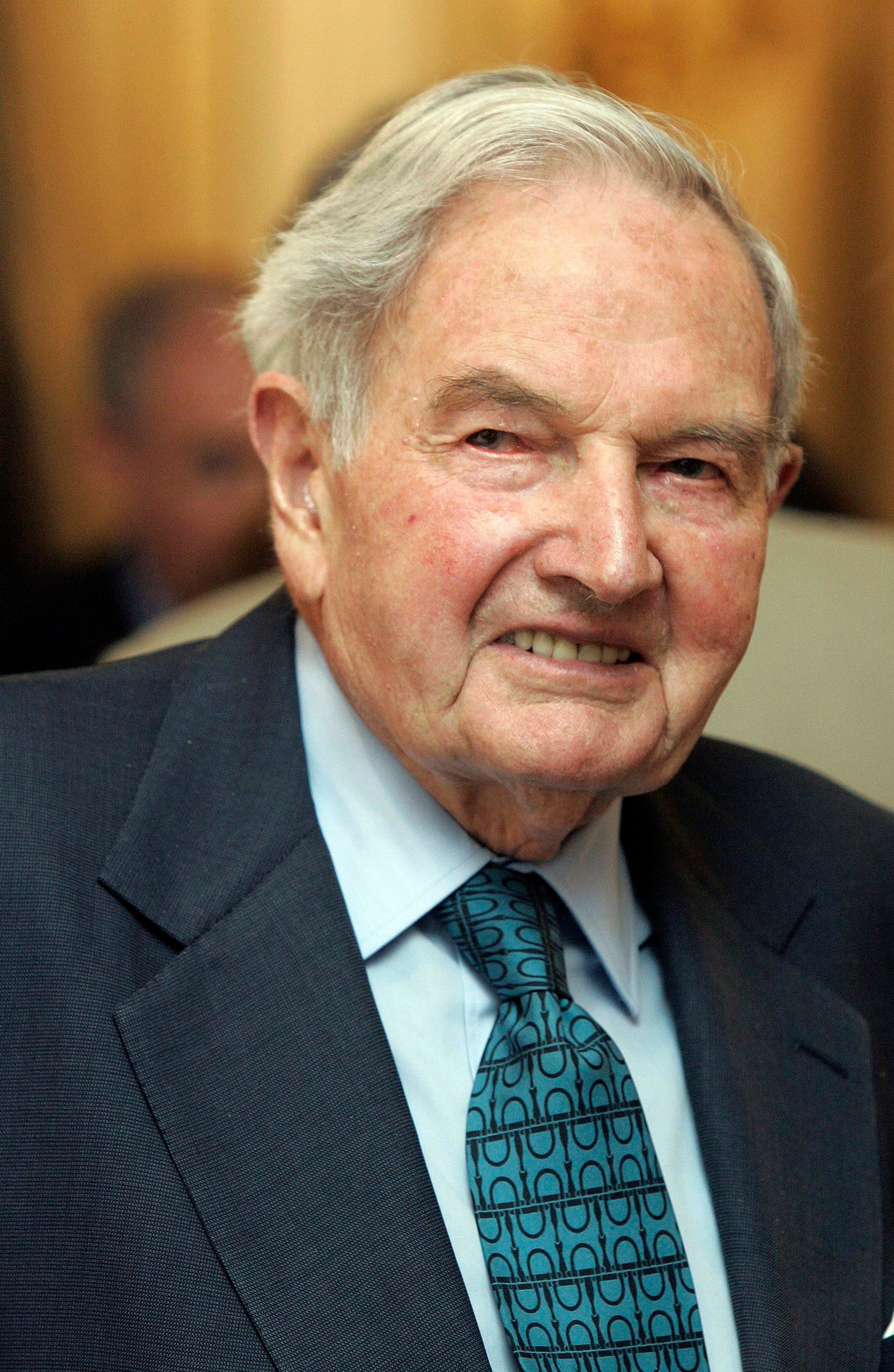 Miljardair en filantroop David Rockefeller overleden | De Morgen