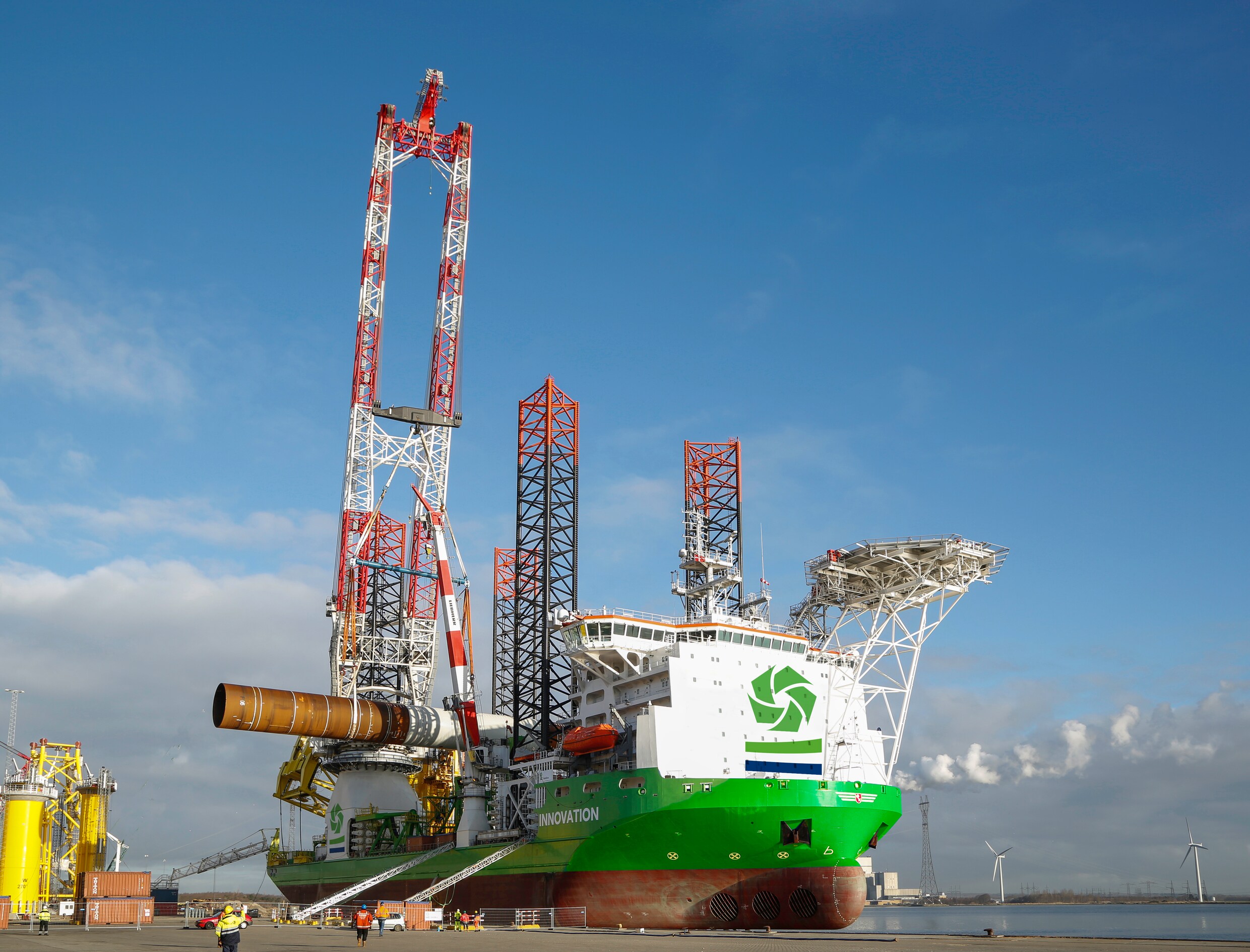 Baggeraar Deme profiteert van bouw windparken op zee | De Morgen