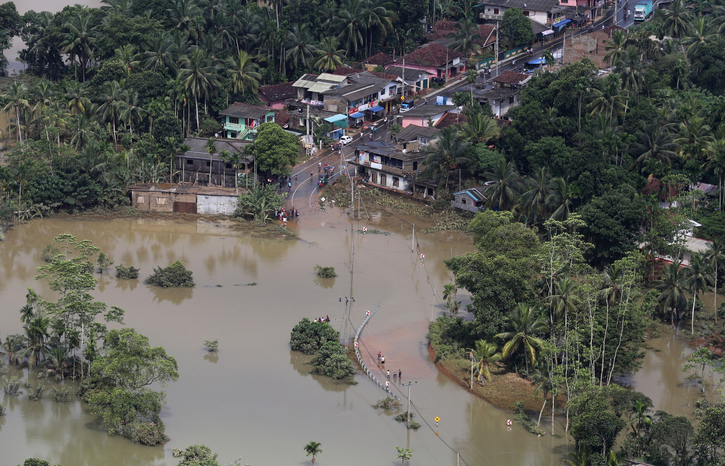 Zeker 180 doden bij landverschuivingen en overstromingen in Sri Lanka