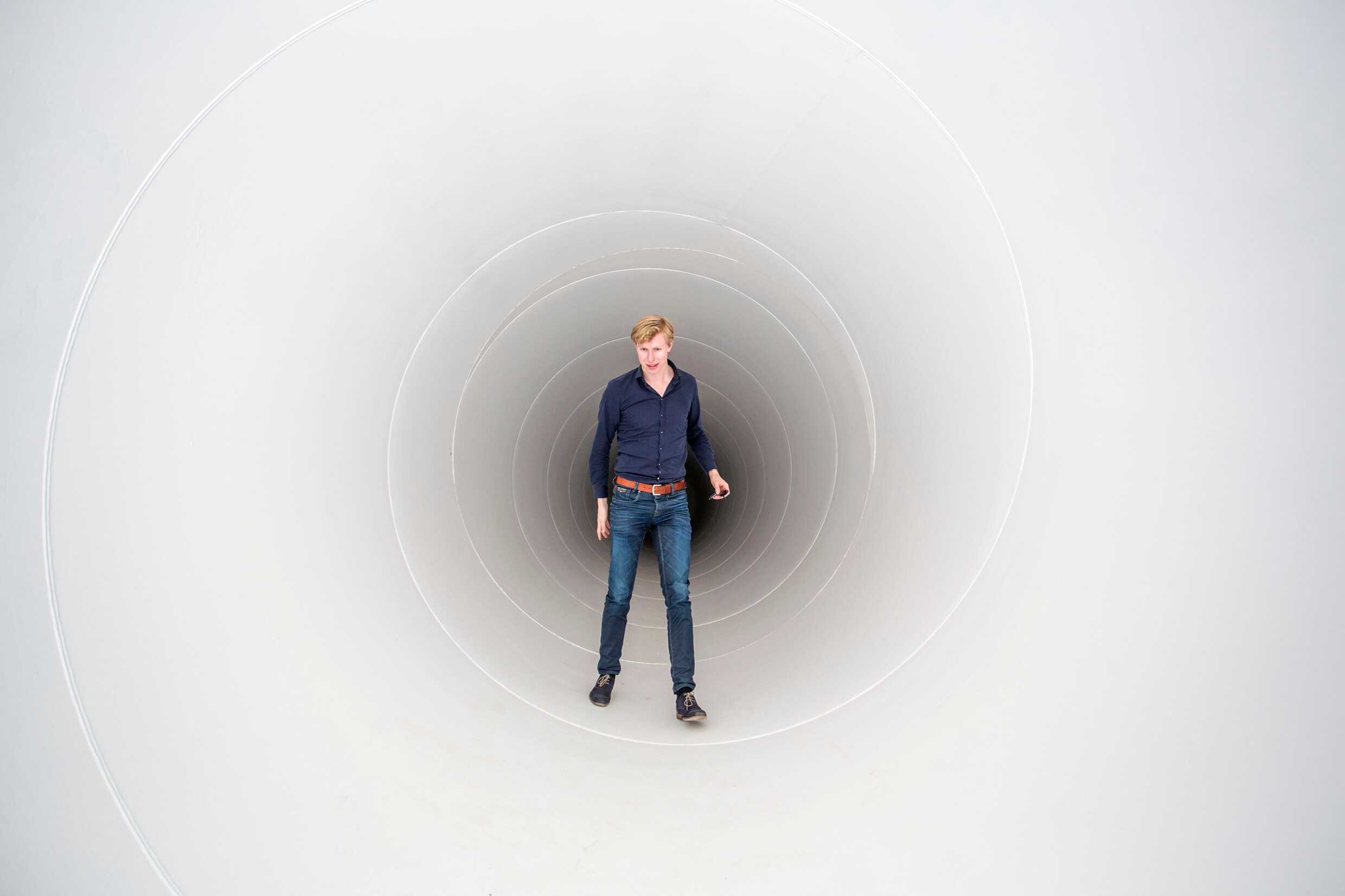 Tim Houter test volop mogelijkheden voor 'hyperloops'