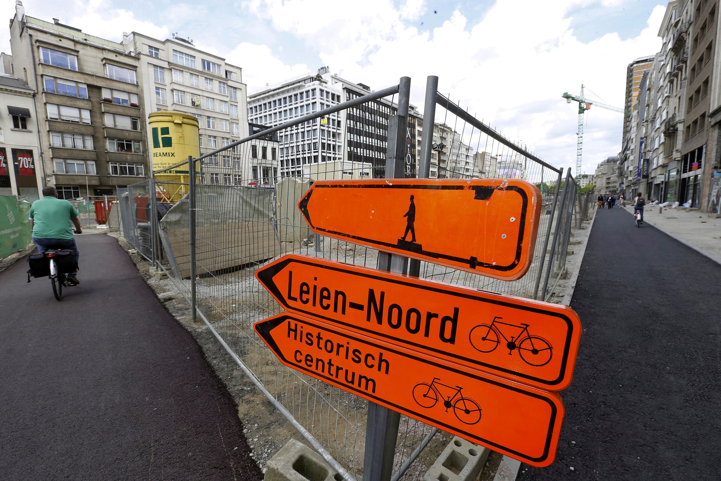Publiek krijgt blootgelegde Antwerpse stadsomwalling te zien