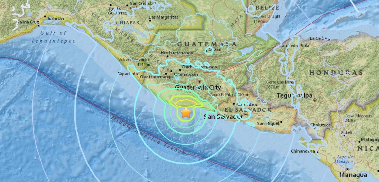 Guatemala door zware aardbeving getroffen