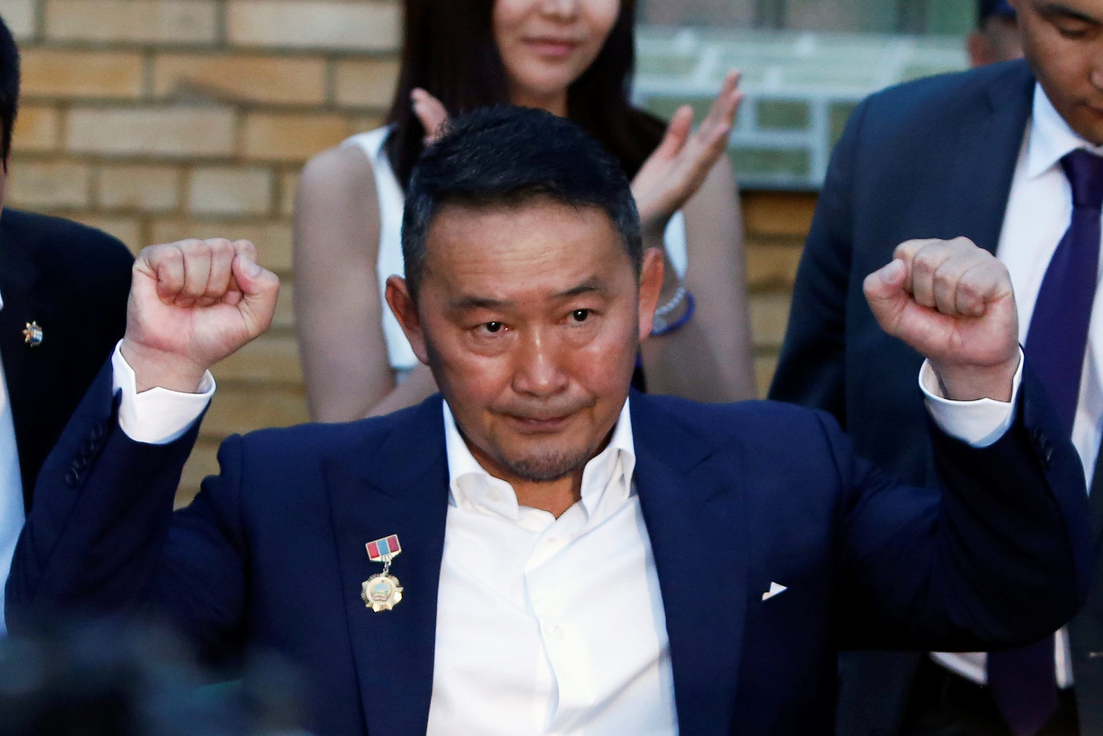 Gewezen worstelaar wordt nieuwe president van Mongolië