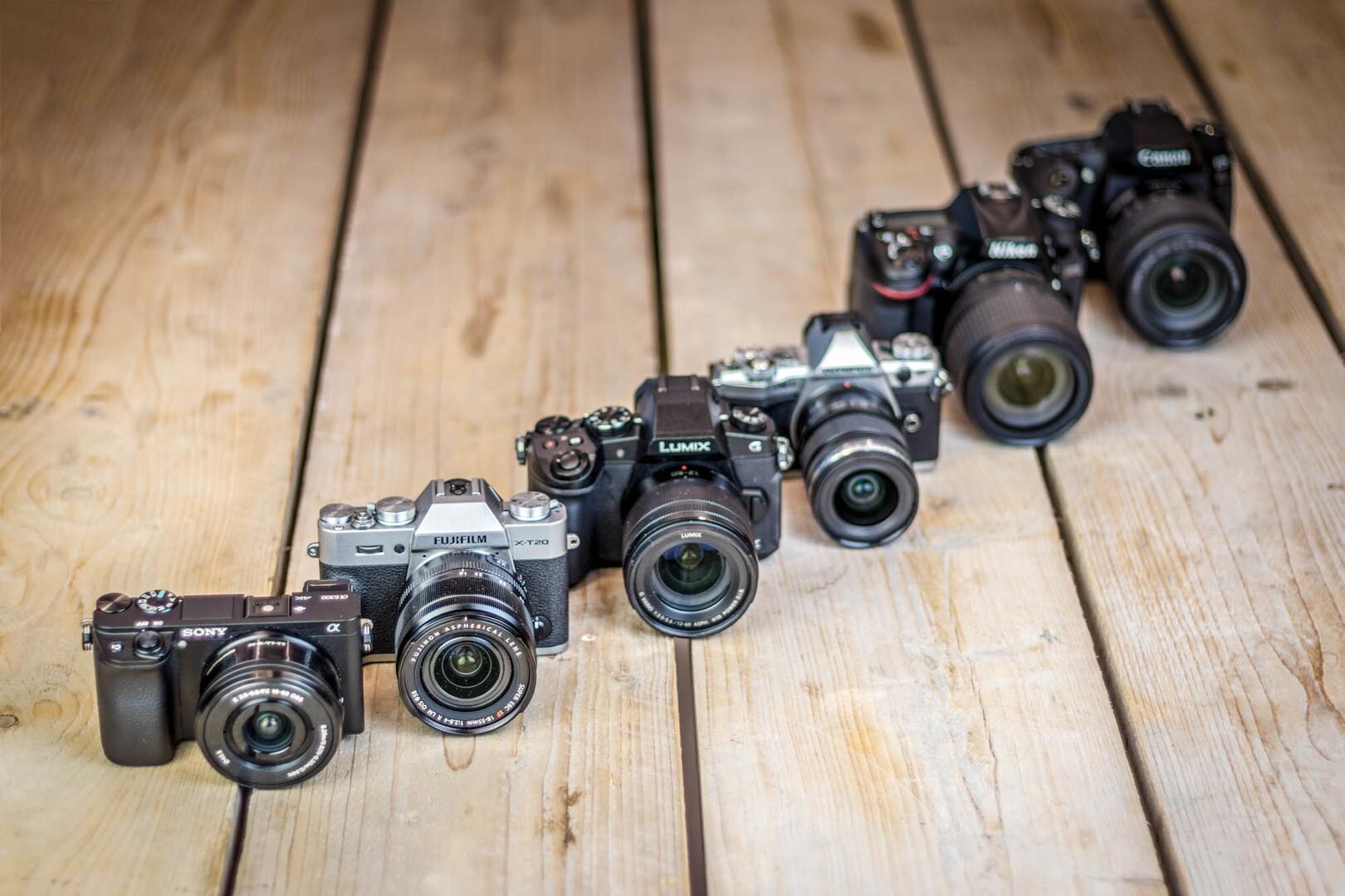 De zes beste digitale camera's van het moment