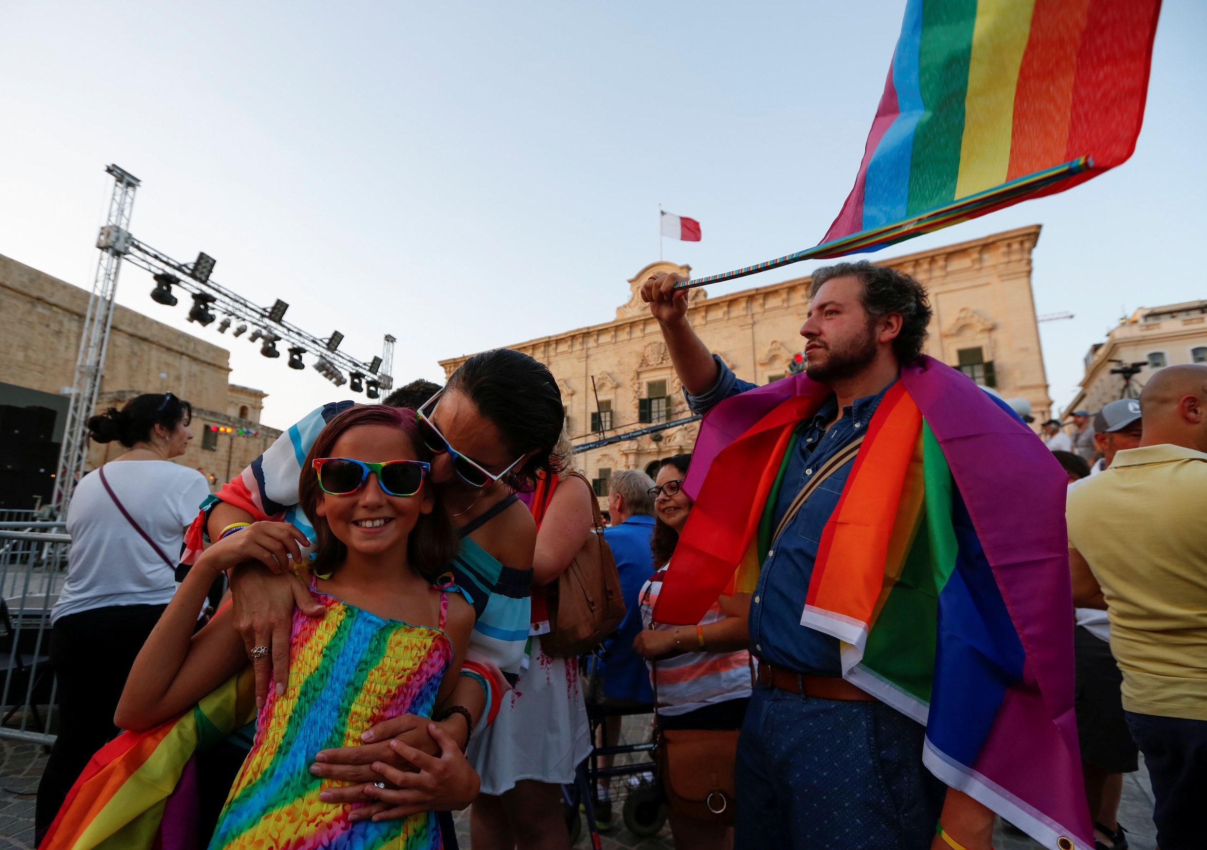 Feest in Malta: parlement keurt homohuwelijk goed