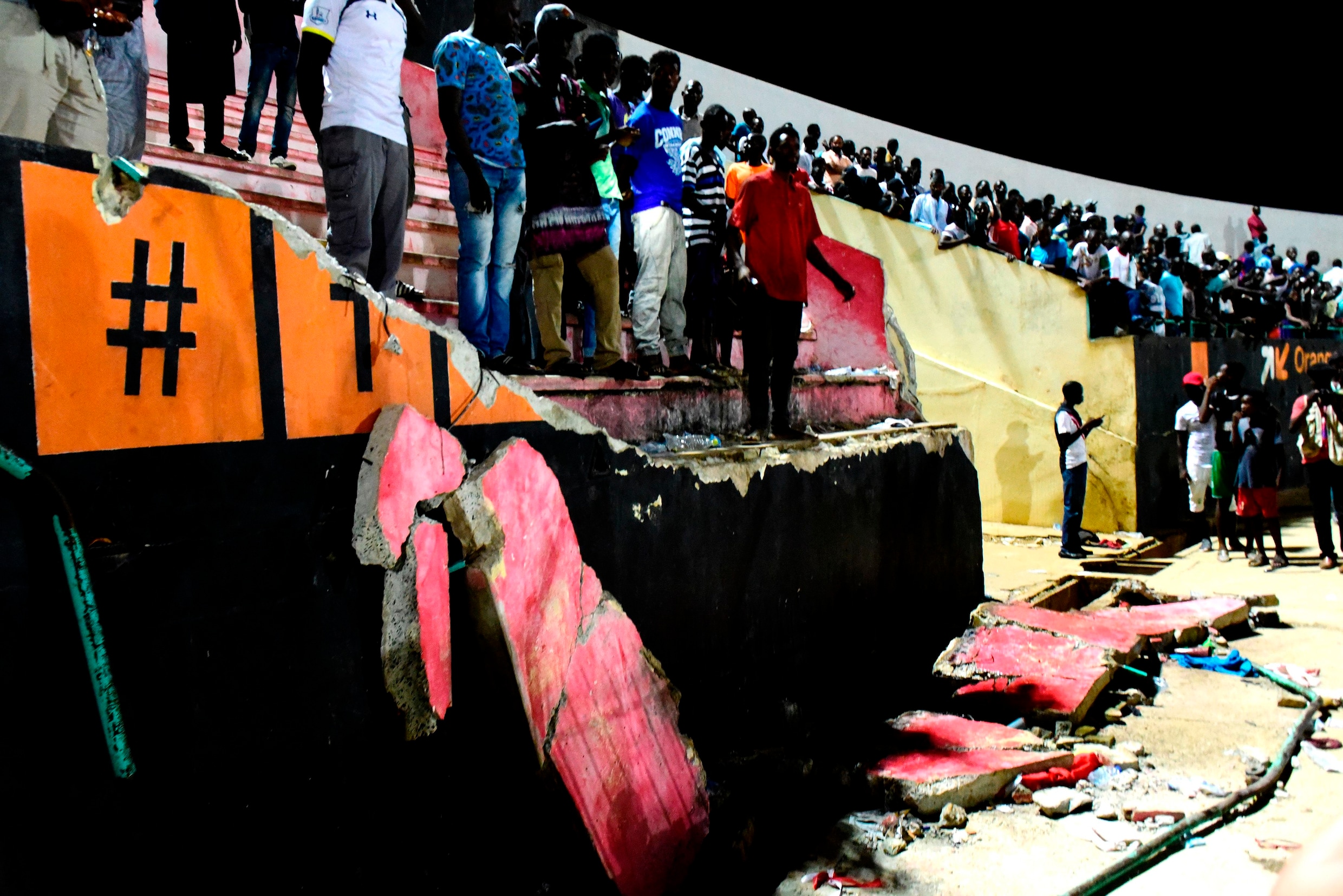 Minstens acht doden bij bekerfinale in Senegal nadat deel van tribune instort
