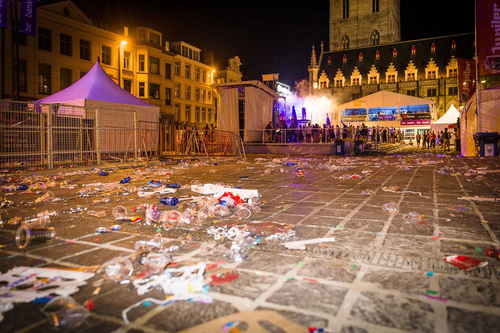 Drukke laatste avond van Gentse Feesten voor politie: "Na tien dagen zijn mensen blijkbaar wat prikkelbaarder"
