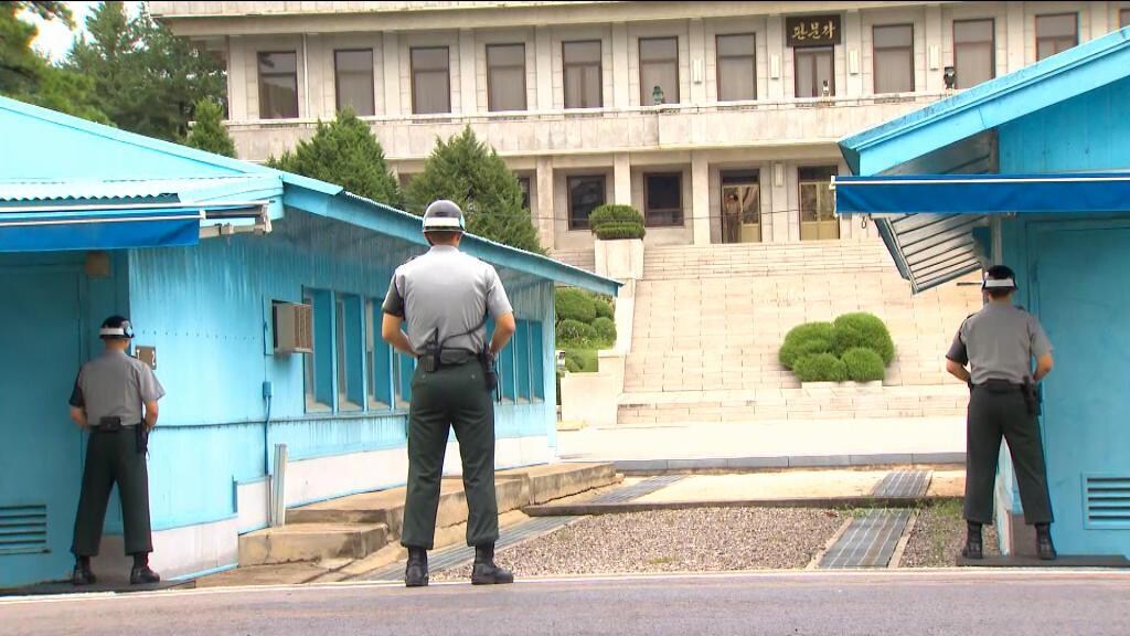 Zo ziet de grensstreek tussen Zuid- en Noord-Korea eruit