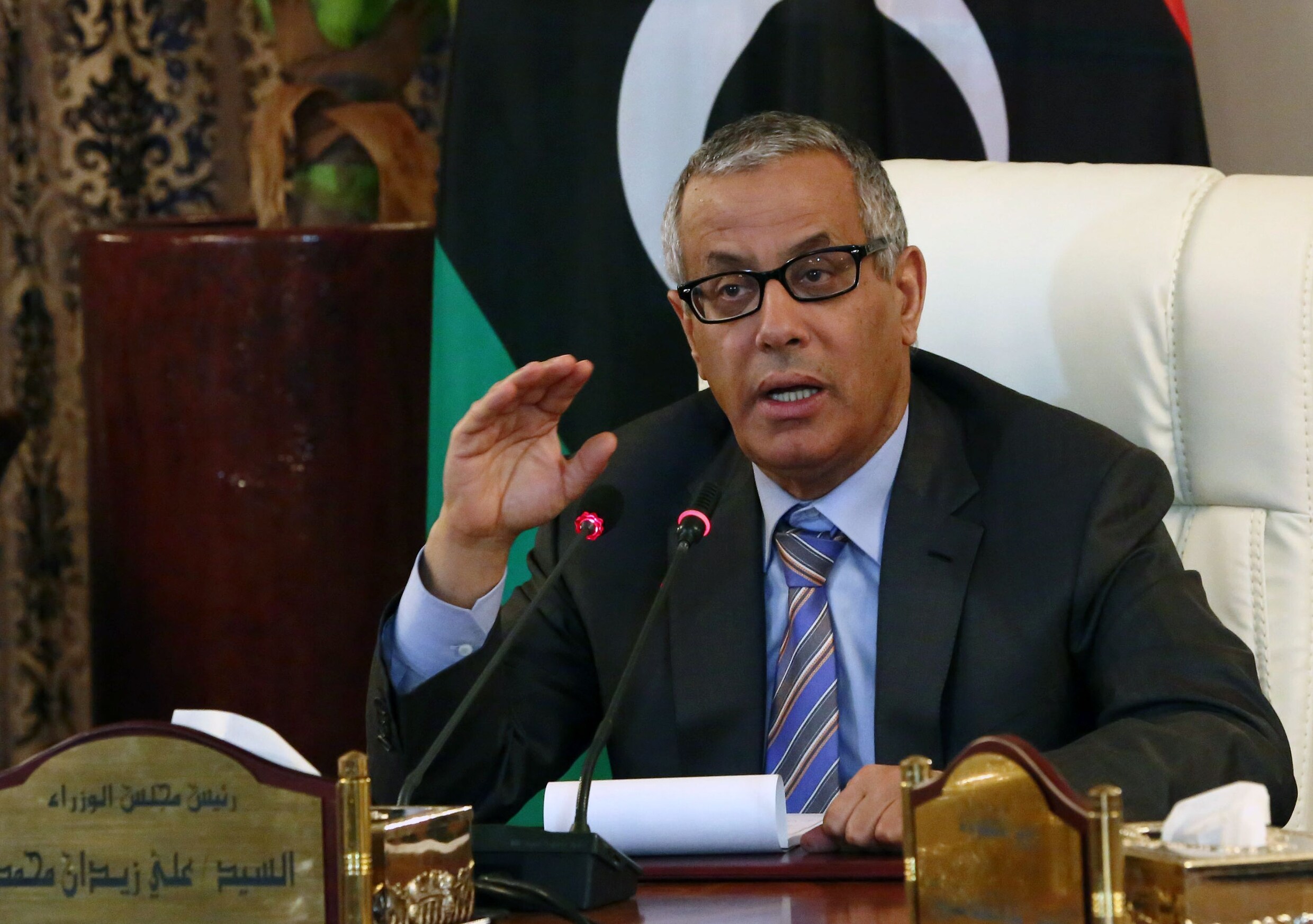 Libische ex-premier ontvoerd in Tripoli: "Gewapende mannen eisten dat hij met hen meeging"