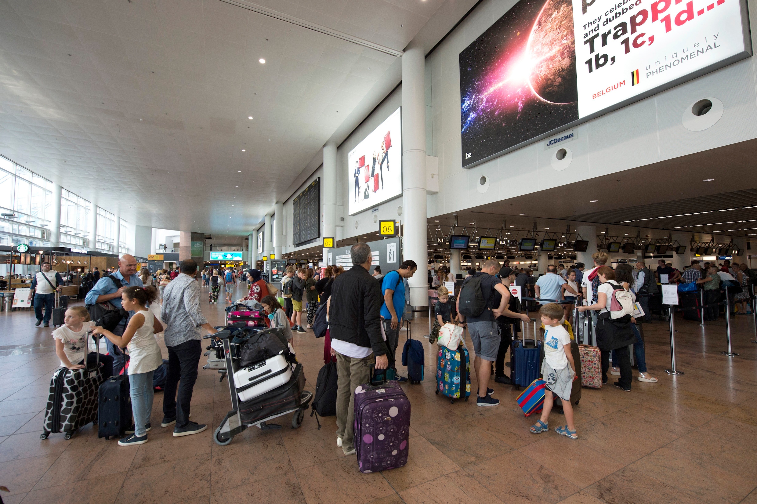 Hinder blijft beperkt tijdens stiptheidsacties Brussels Airport