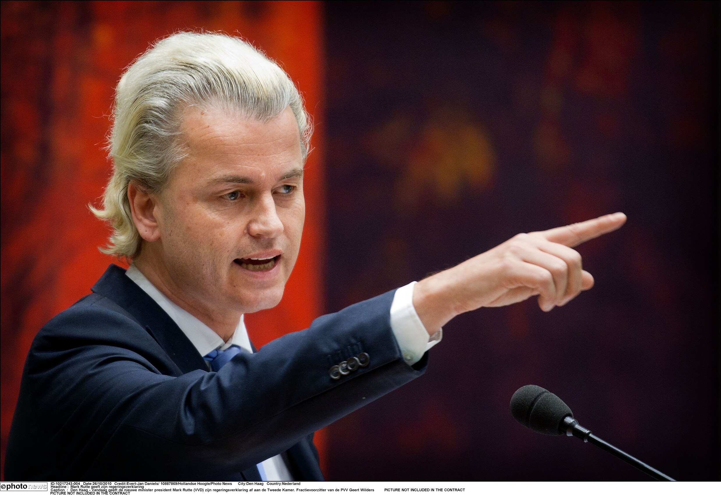 Geert Wilders tegen Nederlandse premier Rutte: "Aftreden en wegwezen"
