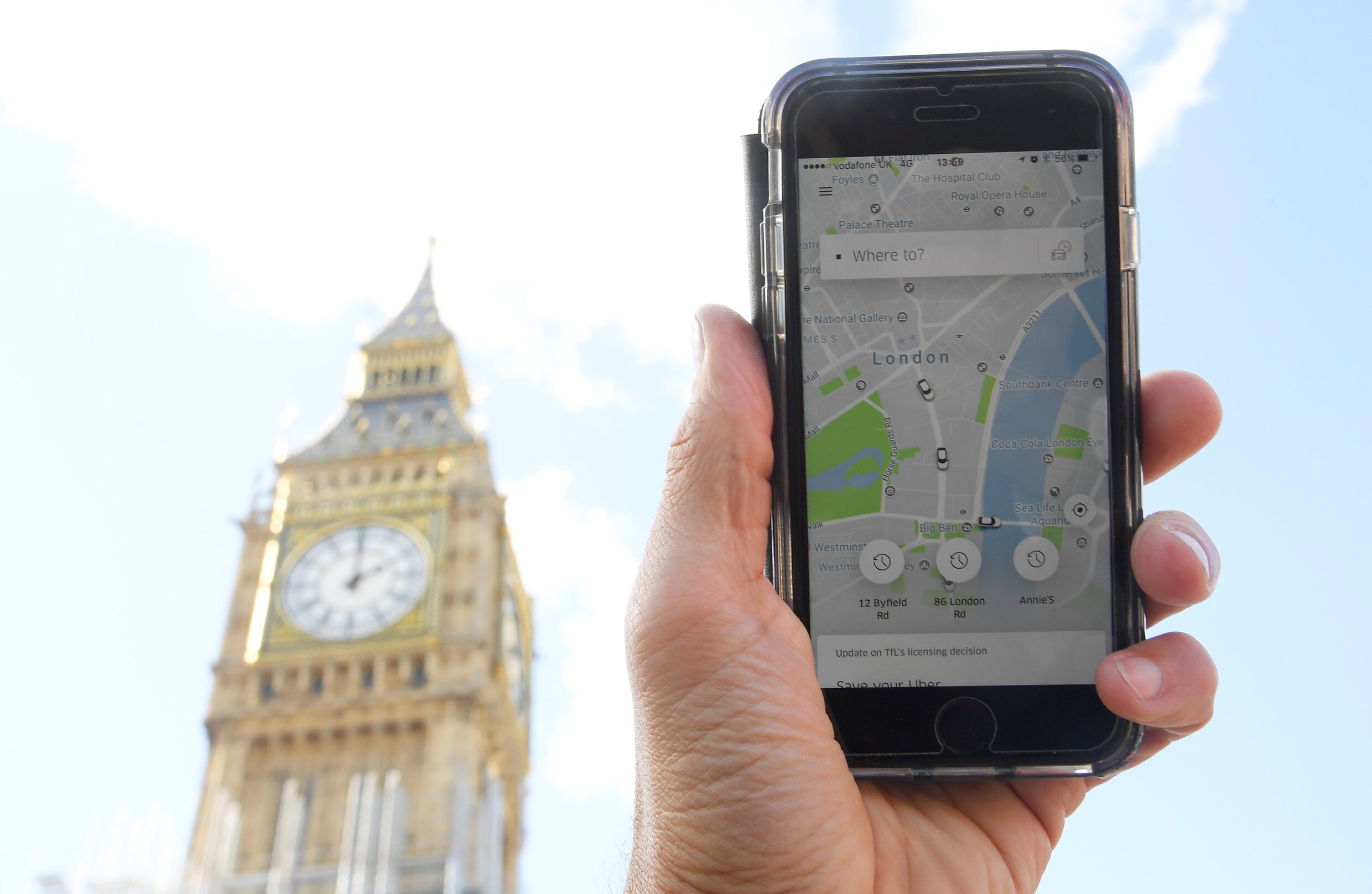 Topman Uber excuseert zich voor fouten in Londen en gaat in beroep