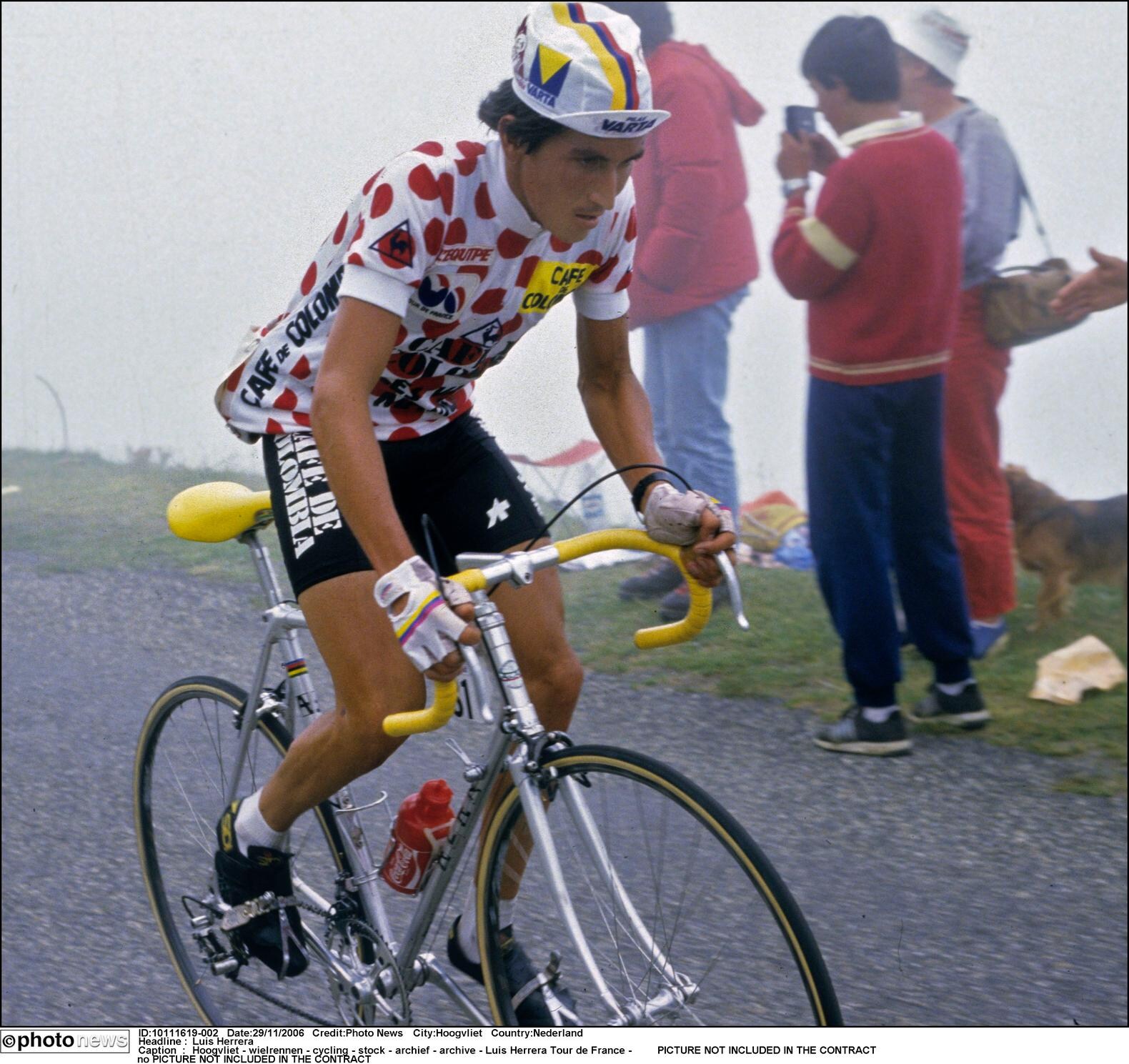 Colombiaanse wielerlegende Lucho Herrera had huidkanker
