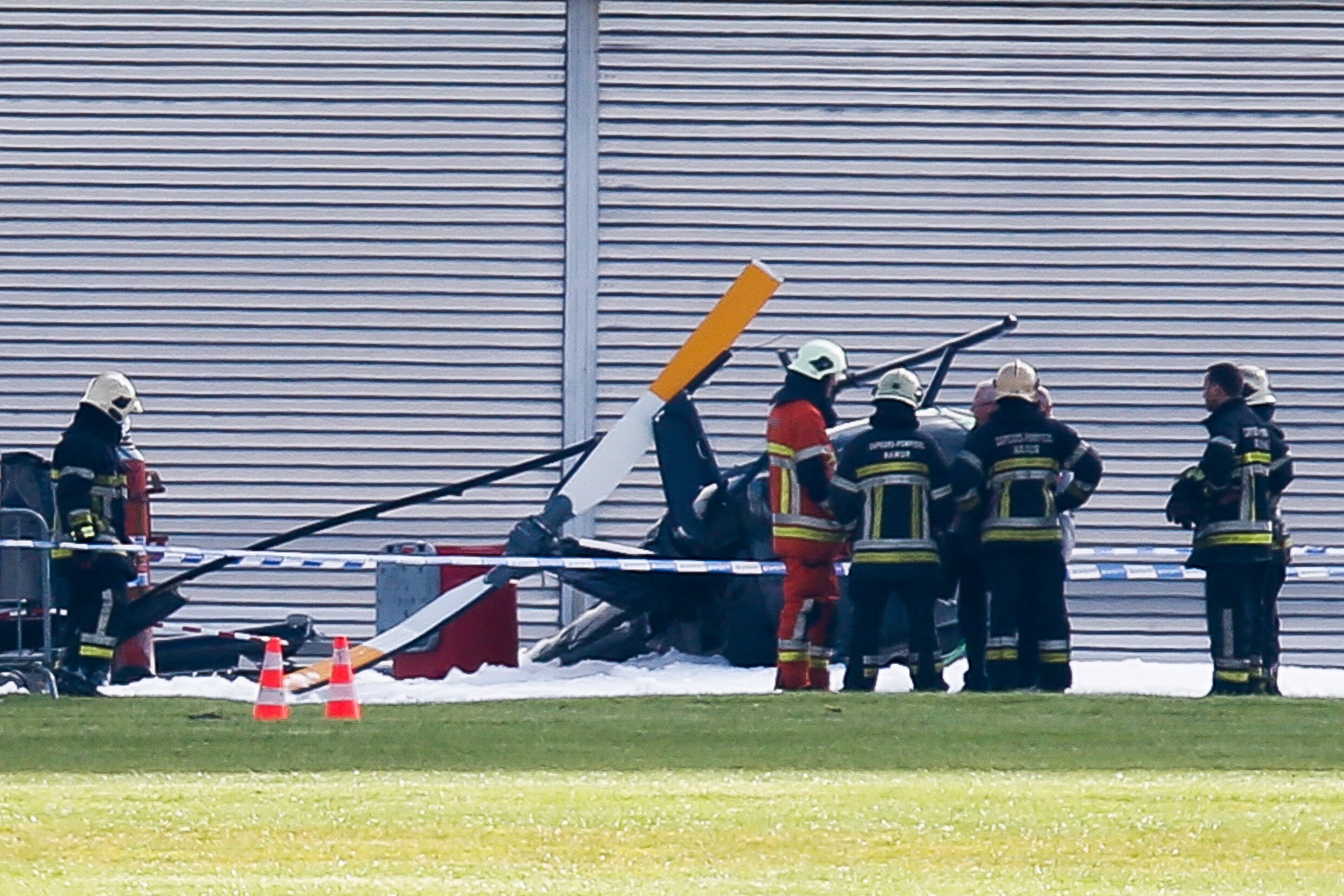 Helikopter stort vlak na opstijgen neer in Namen: drie vrouwen gewond