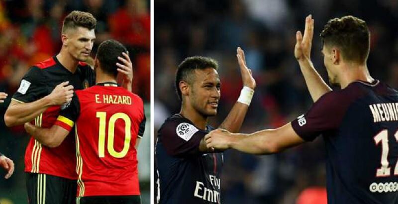 Kiezen tussen Neymar of Eden Hazard. Thomas Meunier weet het wel: "Hazard, zonder enige twijfel"