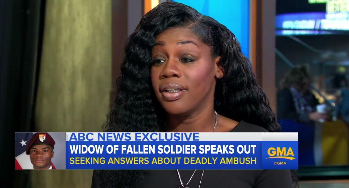 Weduwe van omgekomen soldaat: "Trump kon niet eens zijn naam onthouden"
