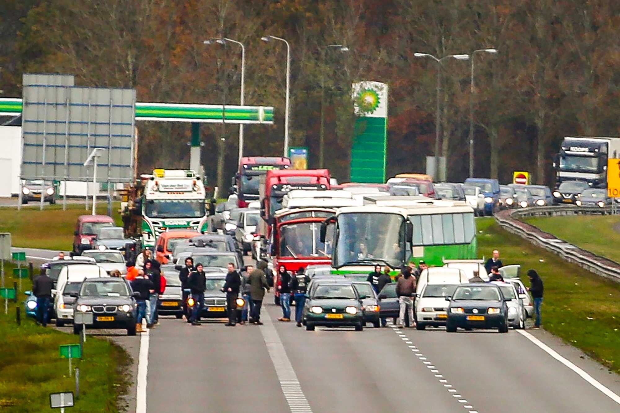 Bussen geraken niet tot bij landelijke Nederlandse Sint-intocht