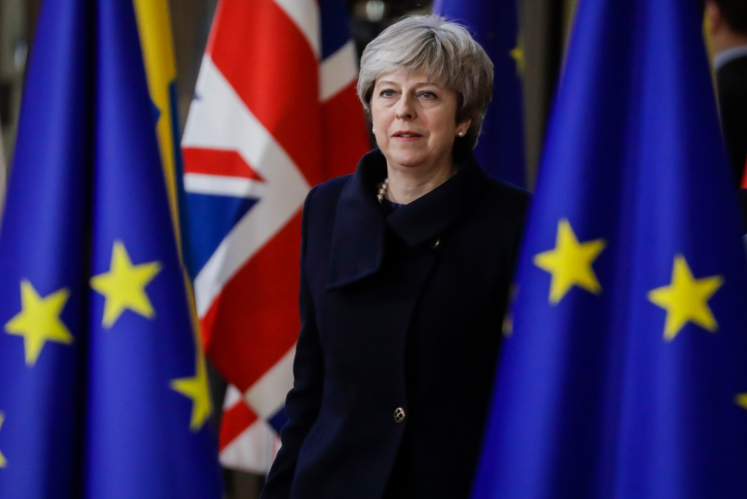 Theresa May: "We willen een ambitieuzer brexit-akkoord dan wat de EU en Canada hebben ondertekend"