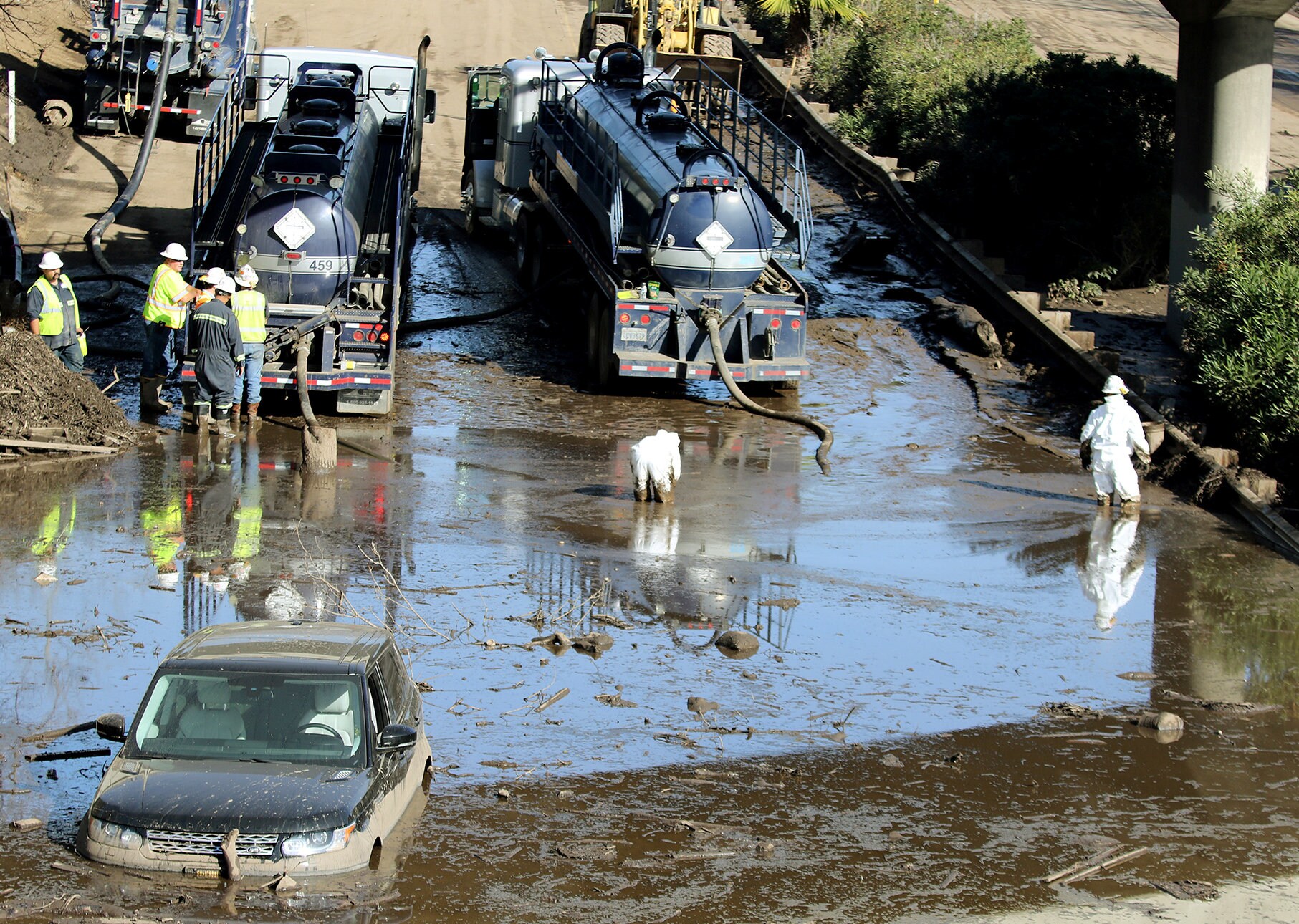 Hoop voor vermisten in Californische modderstromen vervliegt