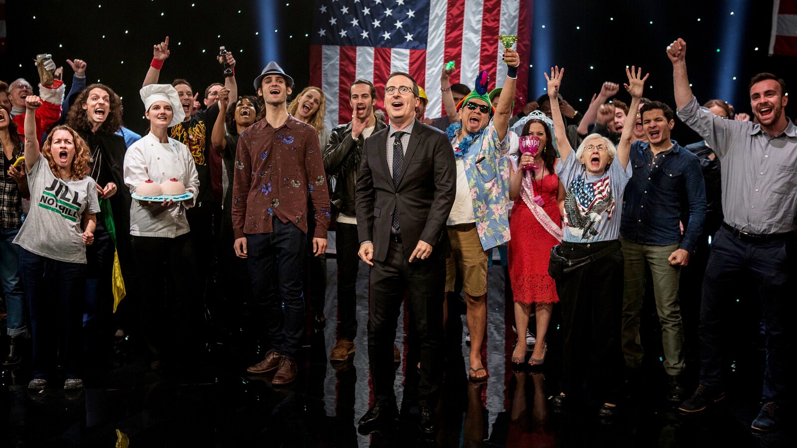 Britse komiek houdt Amerika in vijfde seizoen 'Last Week Tonight' opnieuw een satirische spiegel voor