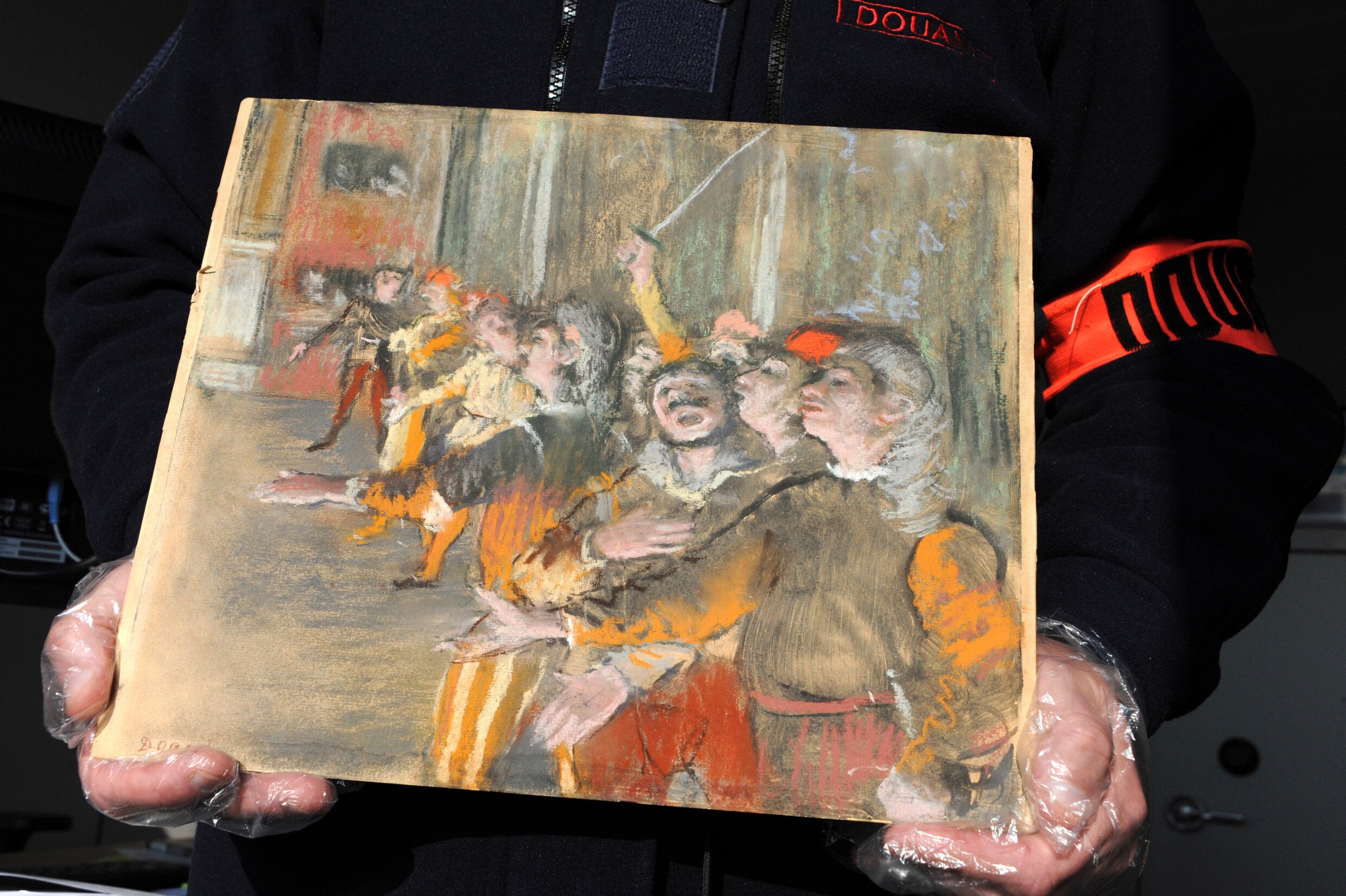 Franse douane vindt gestolen schilderij Degas bij toeval in een bus