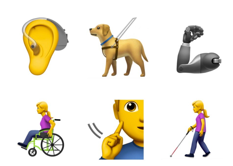 Binnenkort emoji voor mensen met beperking