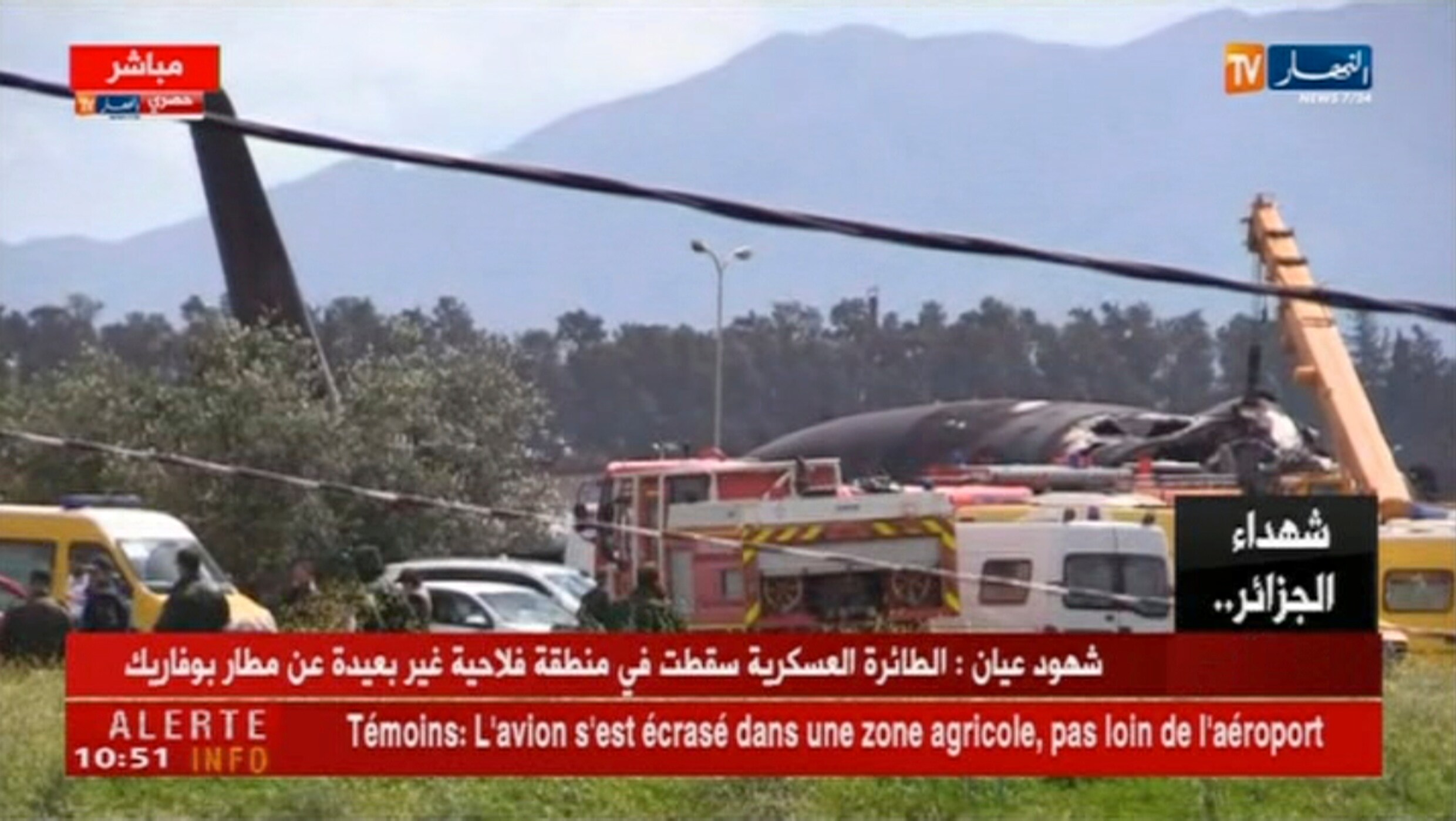 Legervliegtuig stort neer in Algerije: dodentol opgelopen tot 257