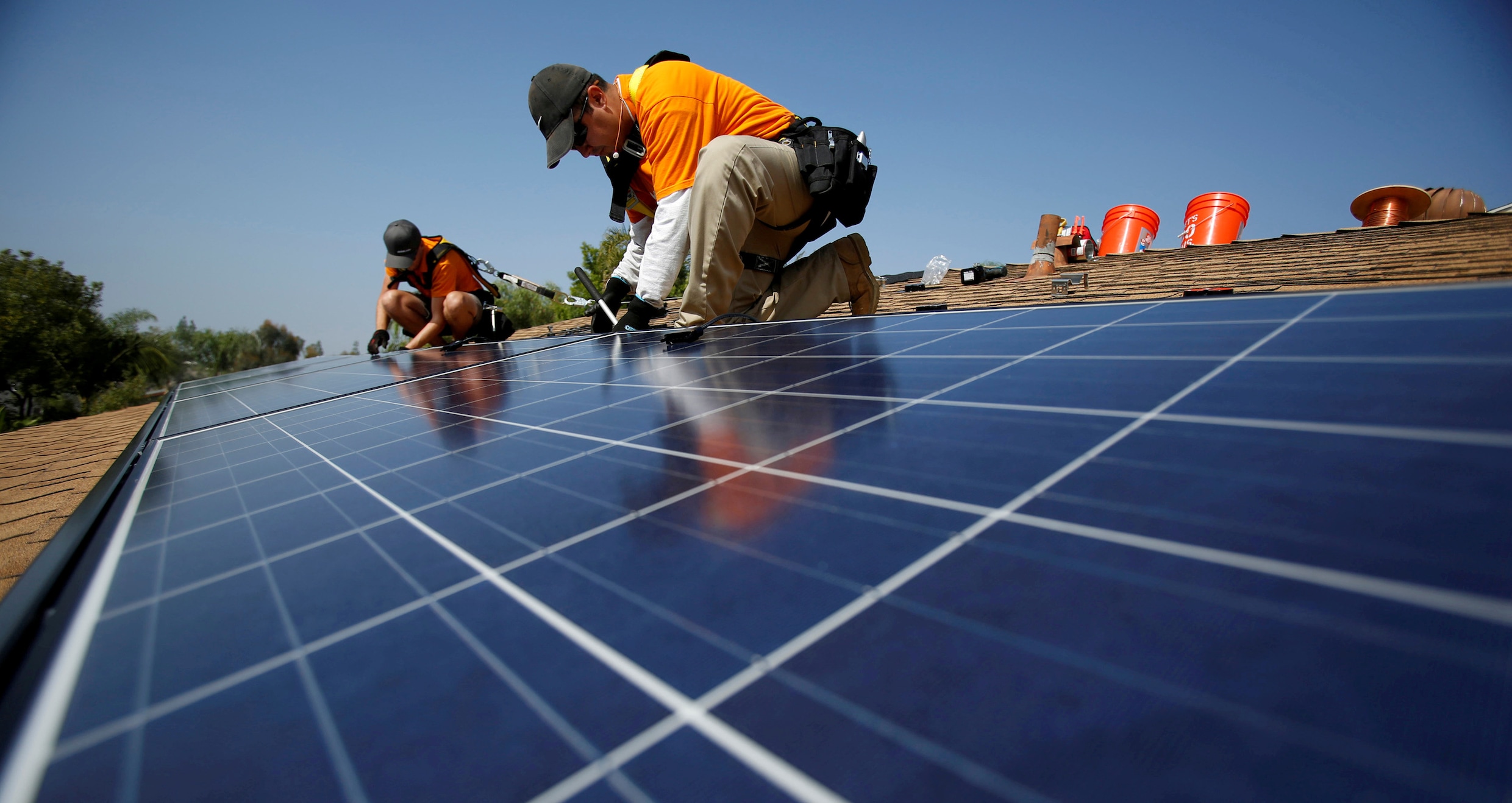 Californië verplicht zonnepanelen bij nieuwbouw