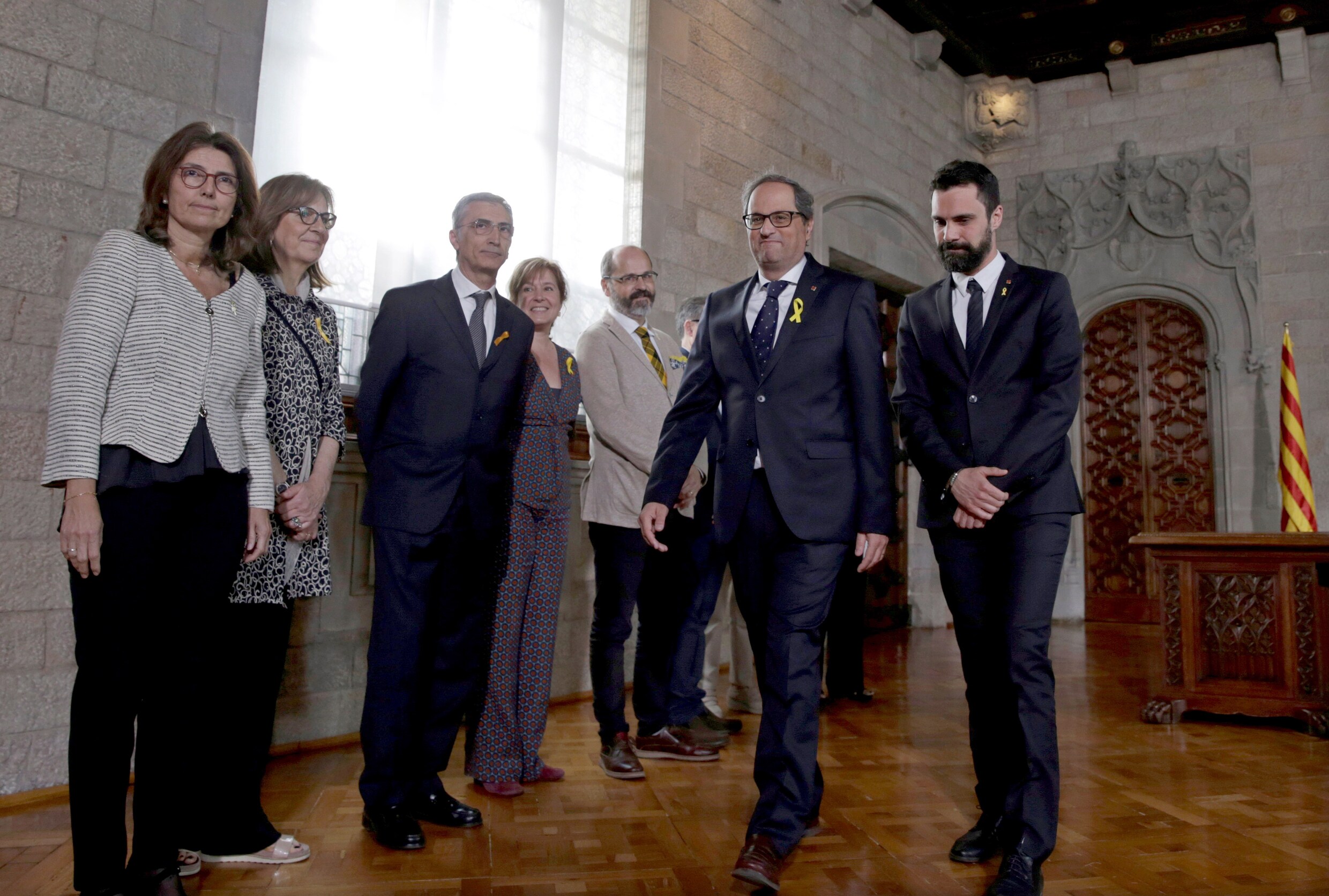 Nieuwe Catalaanse minister-president Quim Torra legt eed af