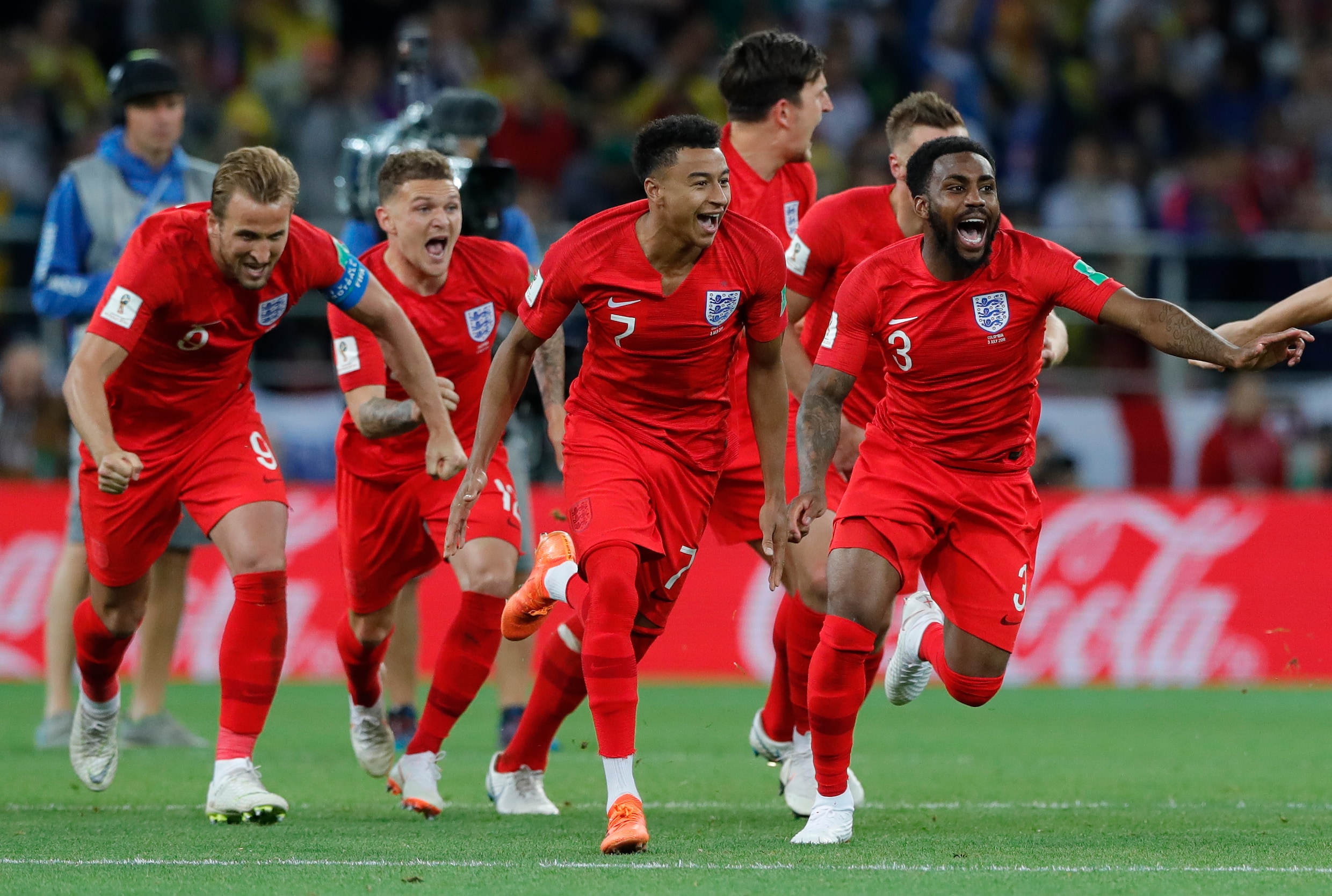 Engeland schakelt Colombia uit na spannende penaltyreeks
