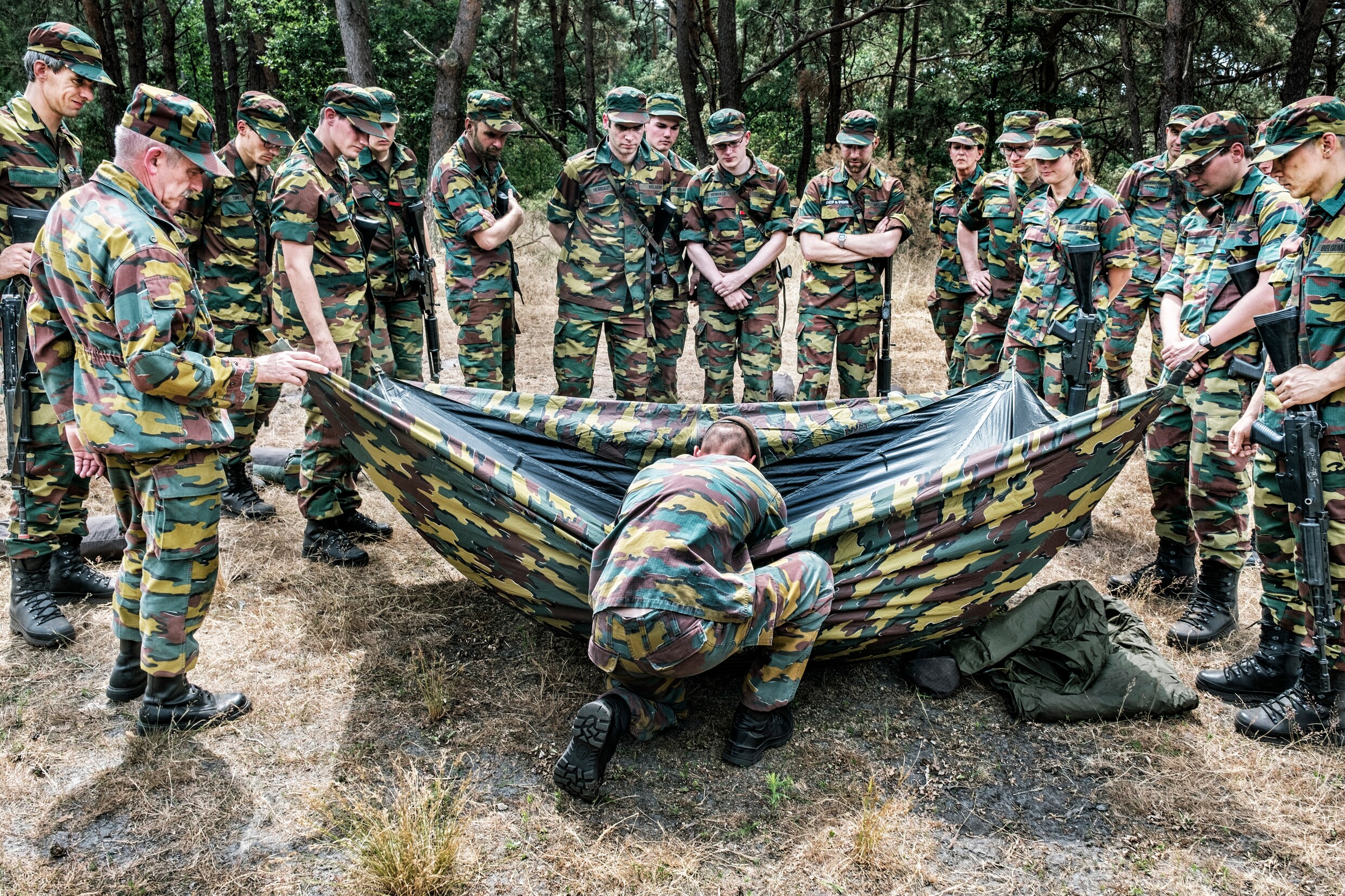 Belgisch leger kijkt in financiële afgrond