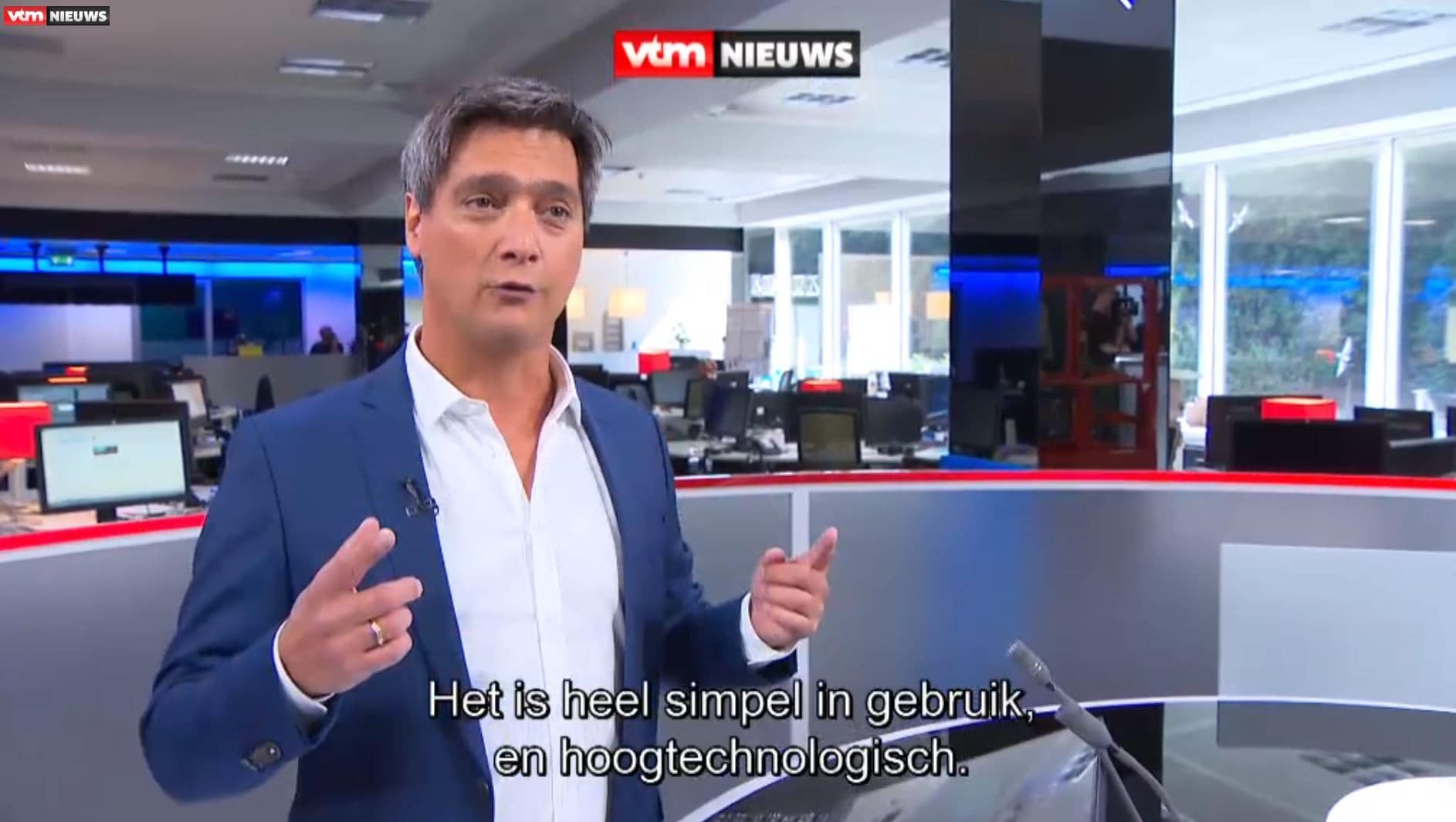 Ontdek hier de unieke liveset van VTM Nieuws