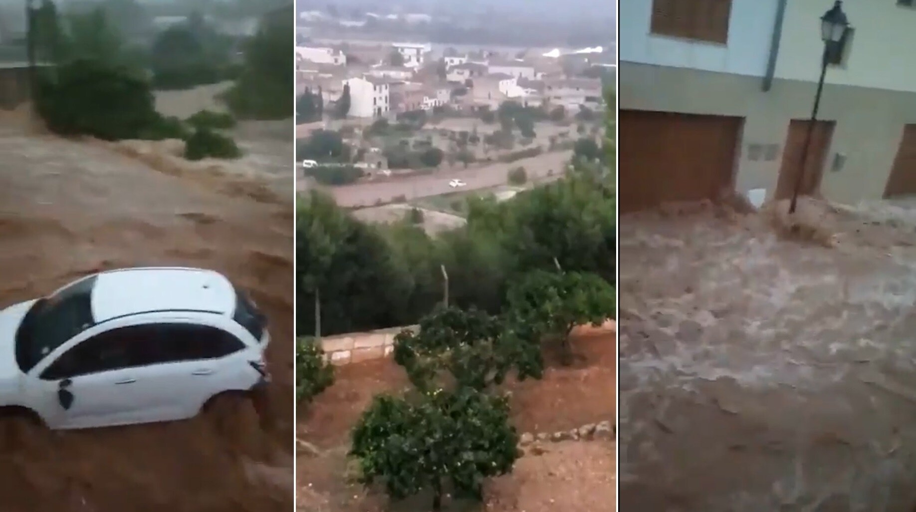 Auto's meegesleurd tijdens zondvloed op Mallorca: zeker negen doden en zes vermisten