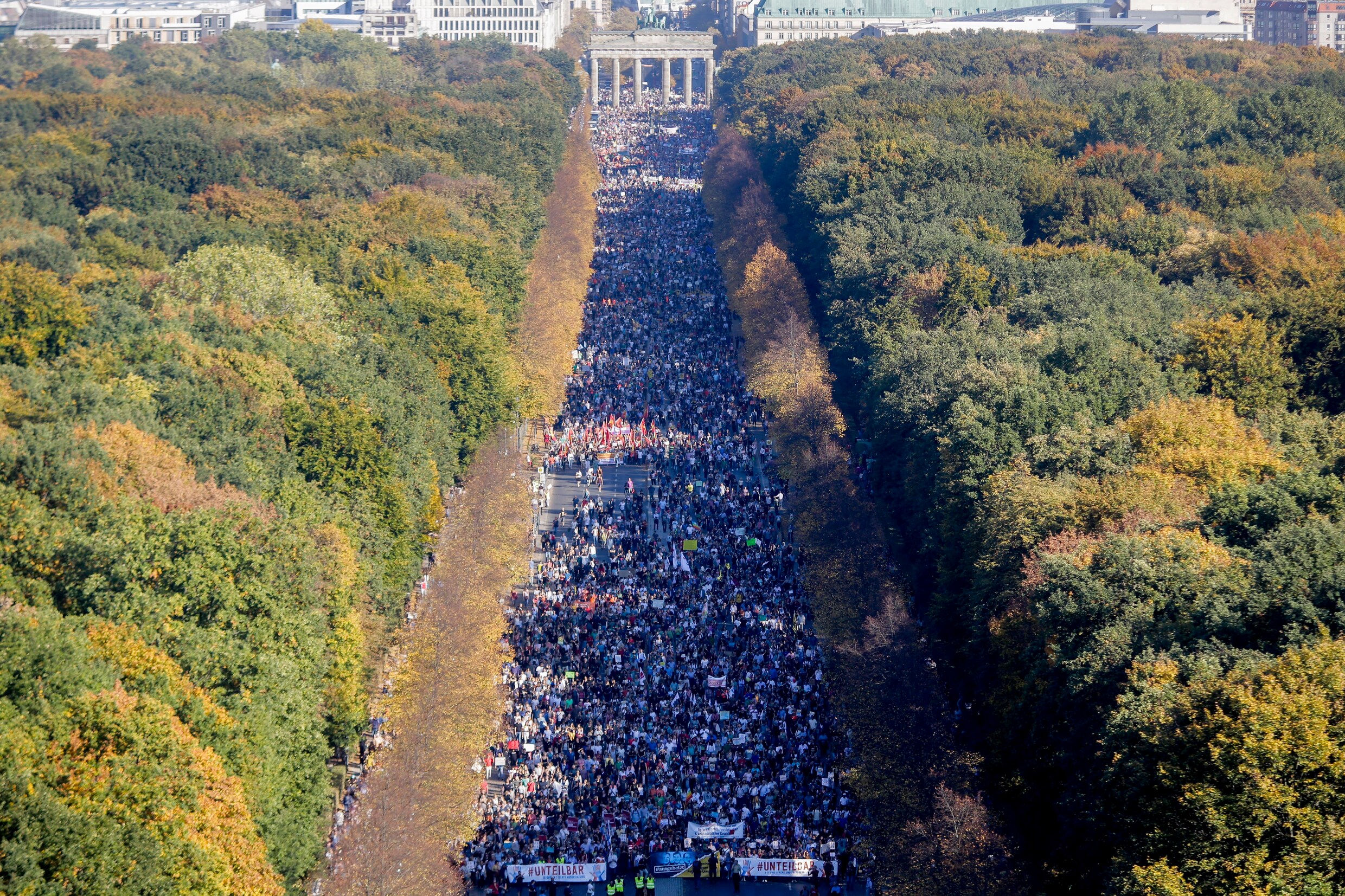 150.000 mensen manifesteren in Berlijn tegen racisme