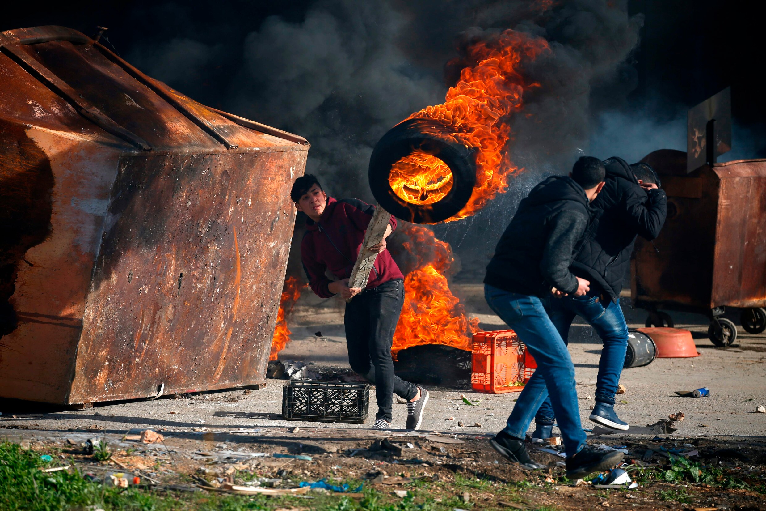 Geweld Westelijke Jordaanoever laait op, Israël blokkeert Ramallah