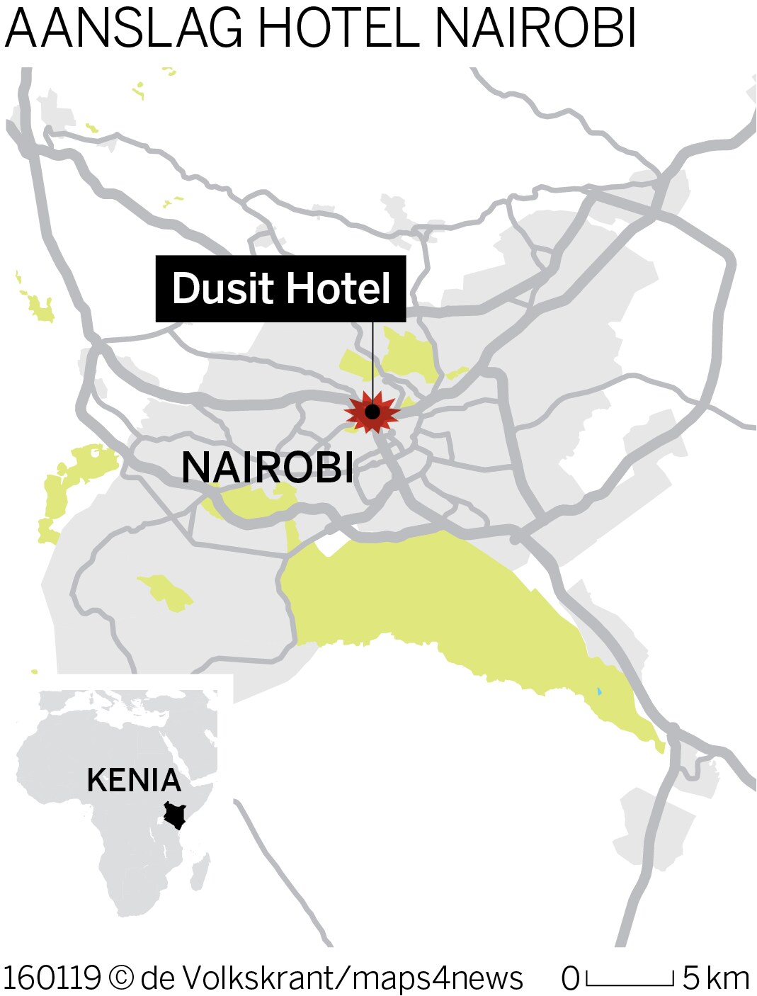 Keniaans president: “Alle terroristen van aanslag Nairobi zijn omgebracht, veertien onschuldigen gedood”