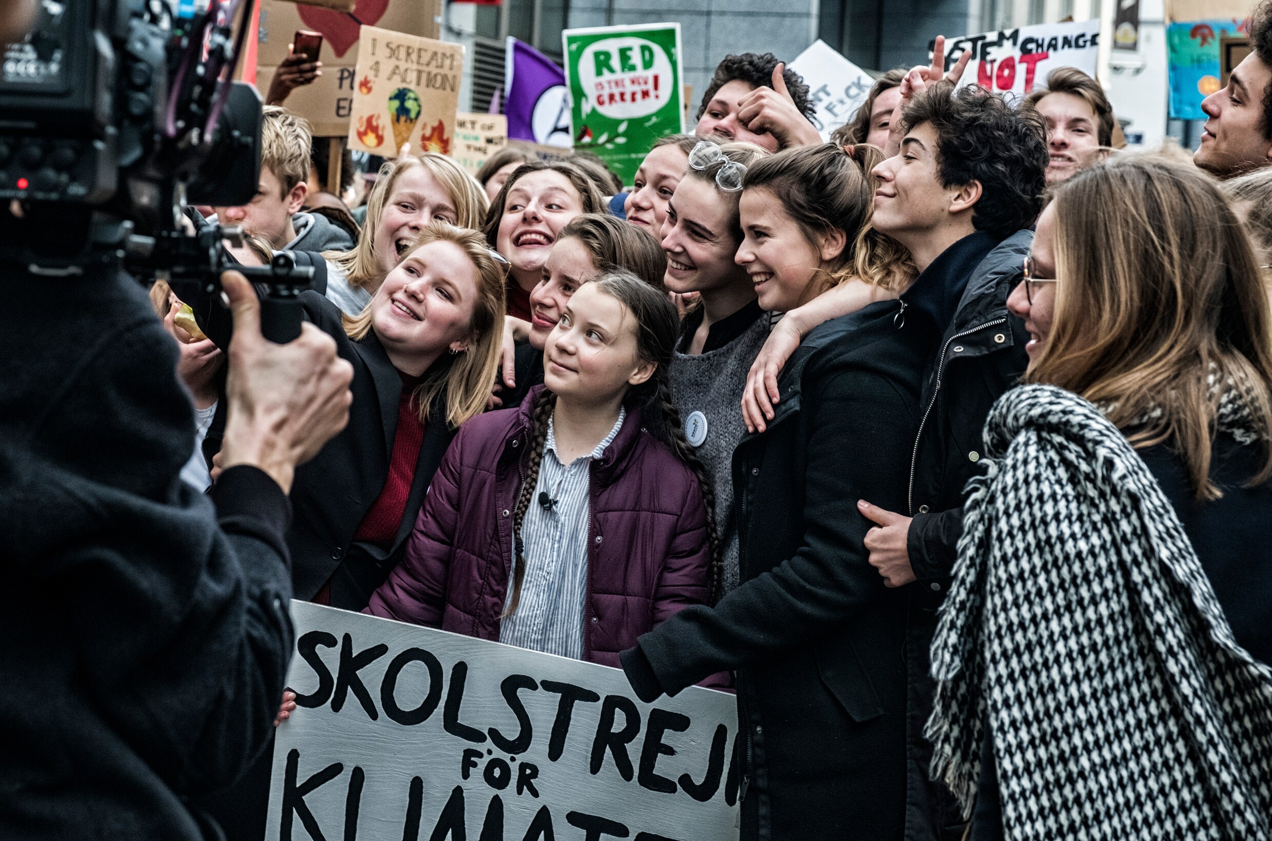"Zo was het dus om een Beatle te zijn": een dag in het zog van klimaatactiviste Greta Thunberg