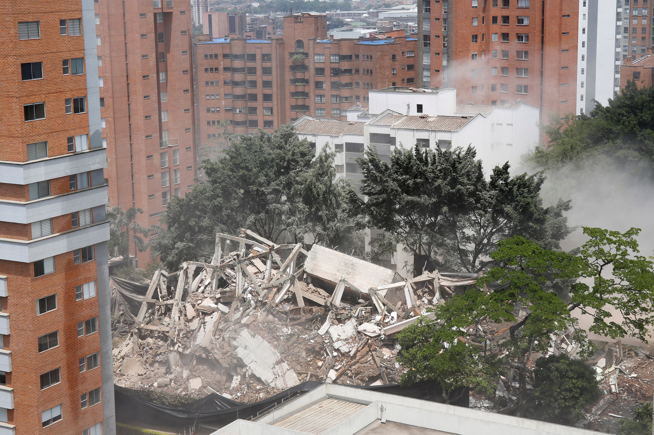 Colombia blaast gebouw op waar Pablo Escobar woonde