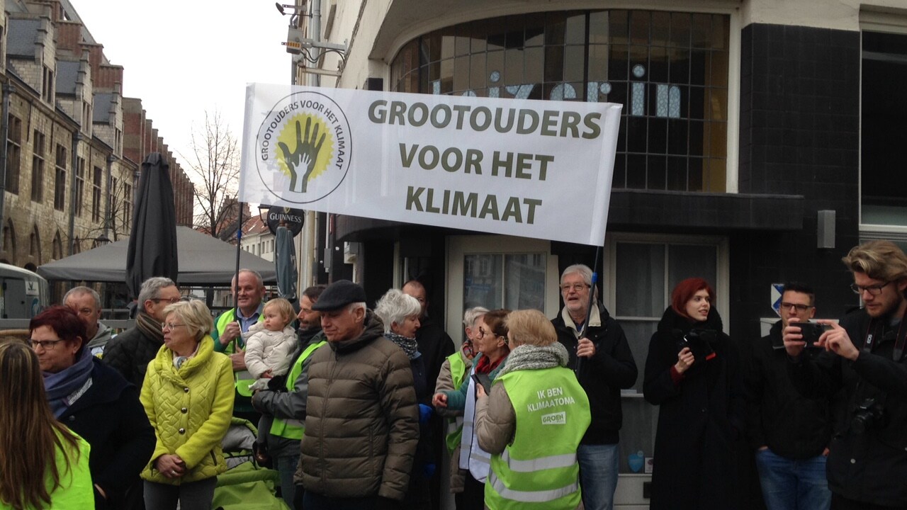 Honderden klimaatspijbelaars in Mechelen