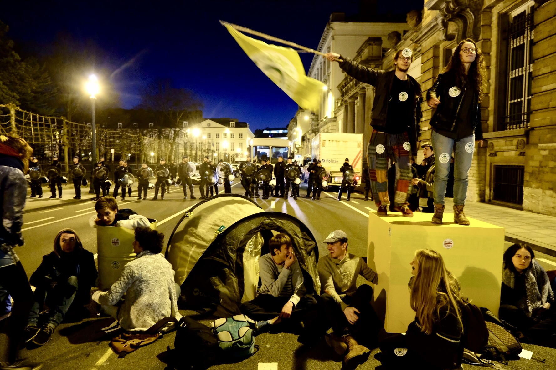 Hoe reageert politiek op 'Occupy Wetstraat’?