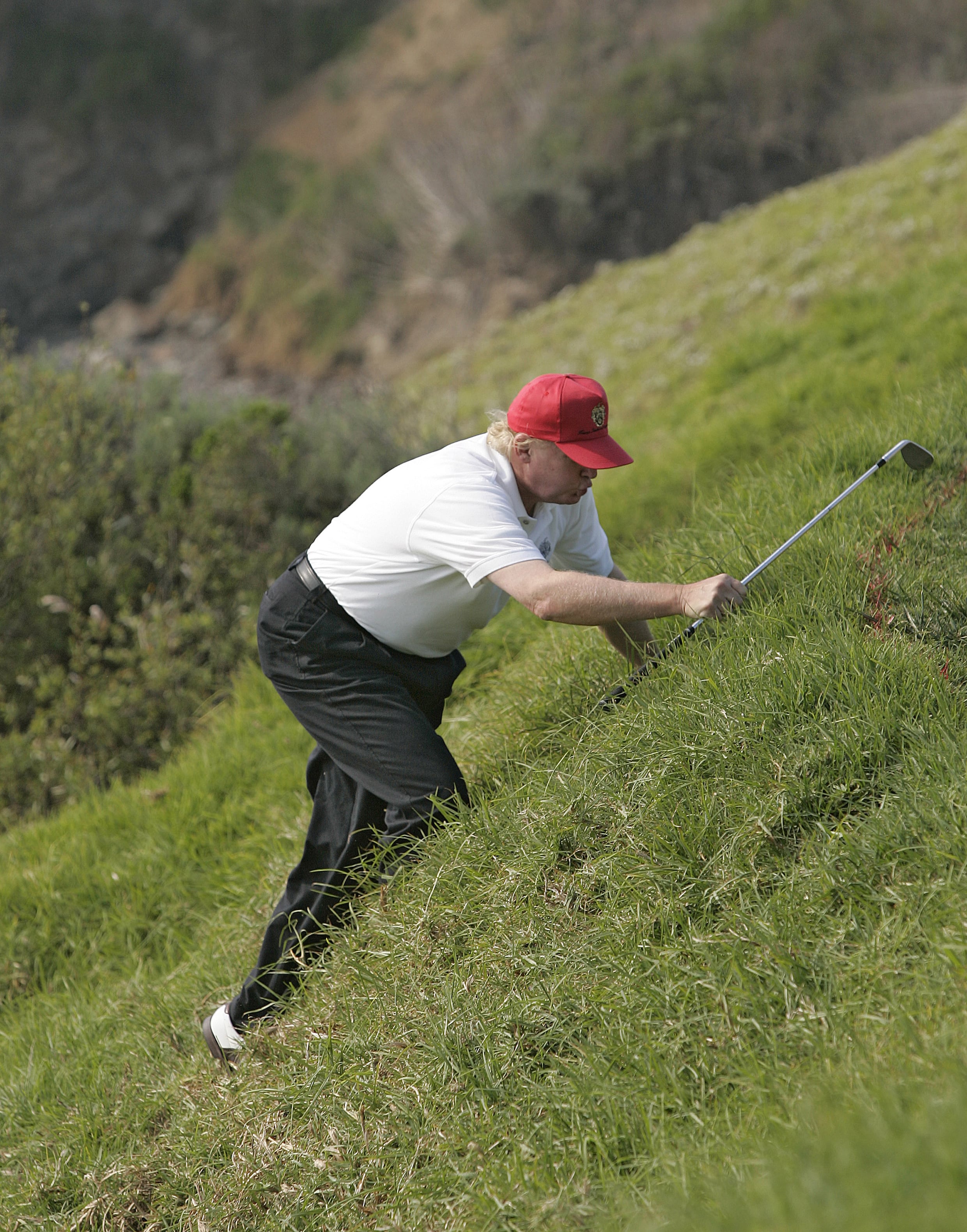 Donald Trump, de gewetenloze golfer