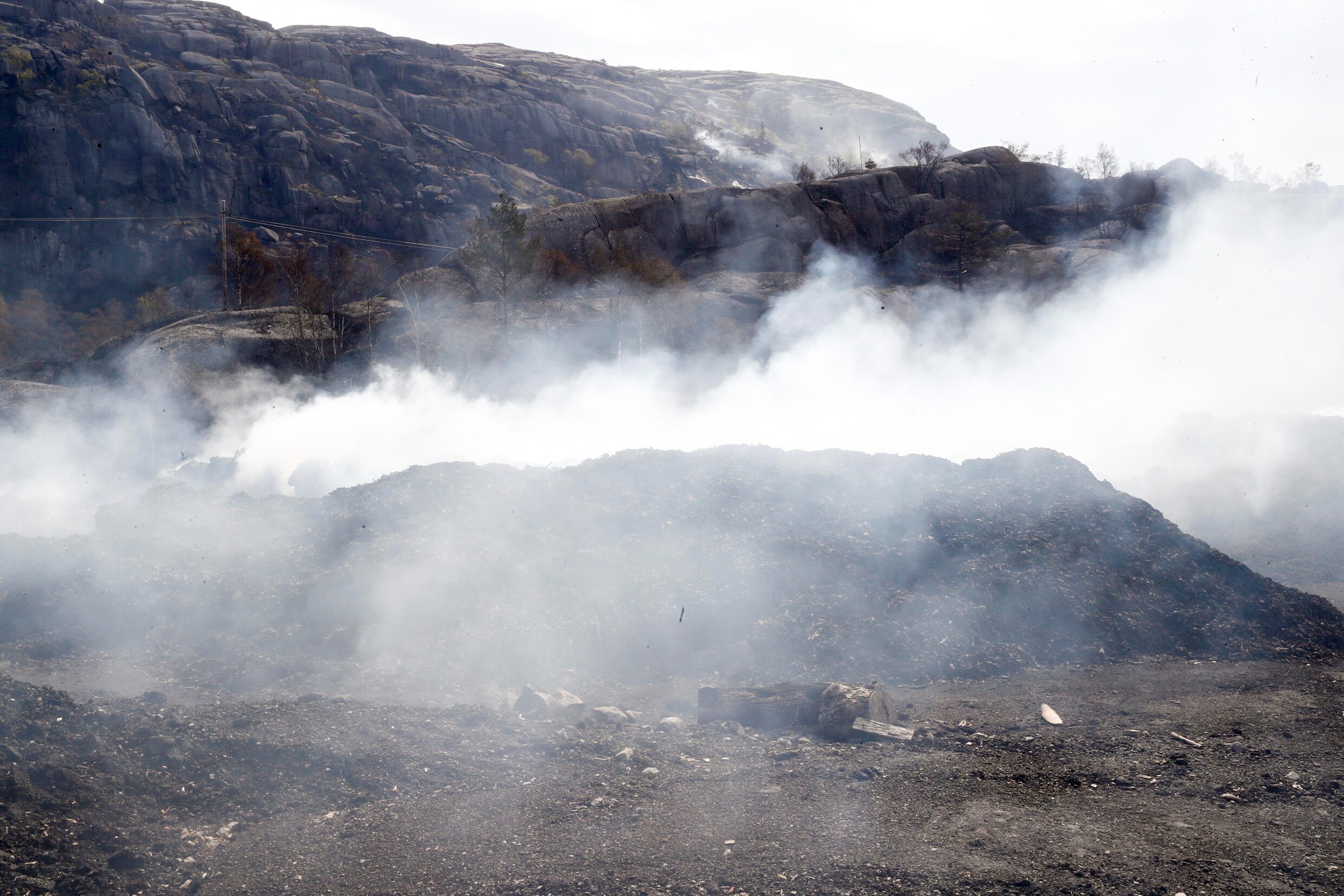 Noorse politie evacueert honderden mensen door bosbranden
