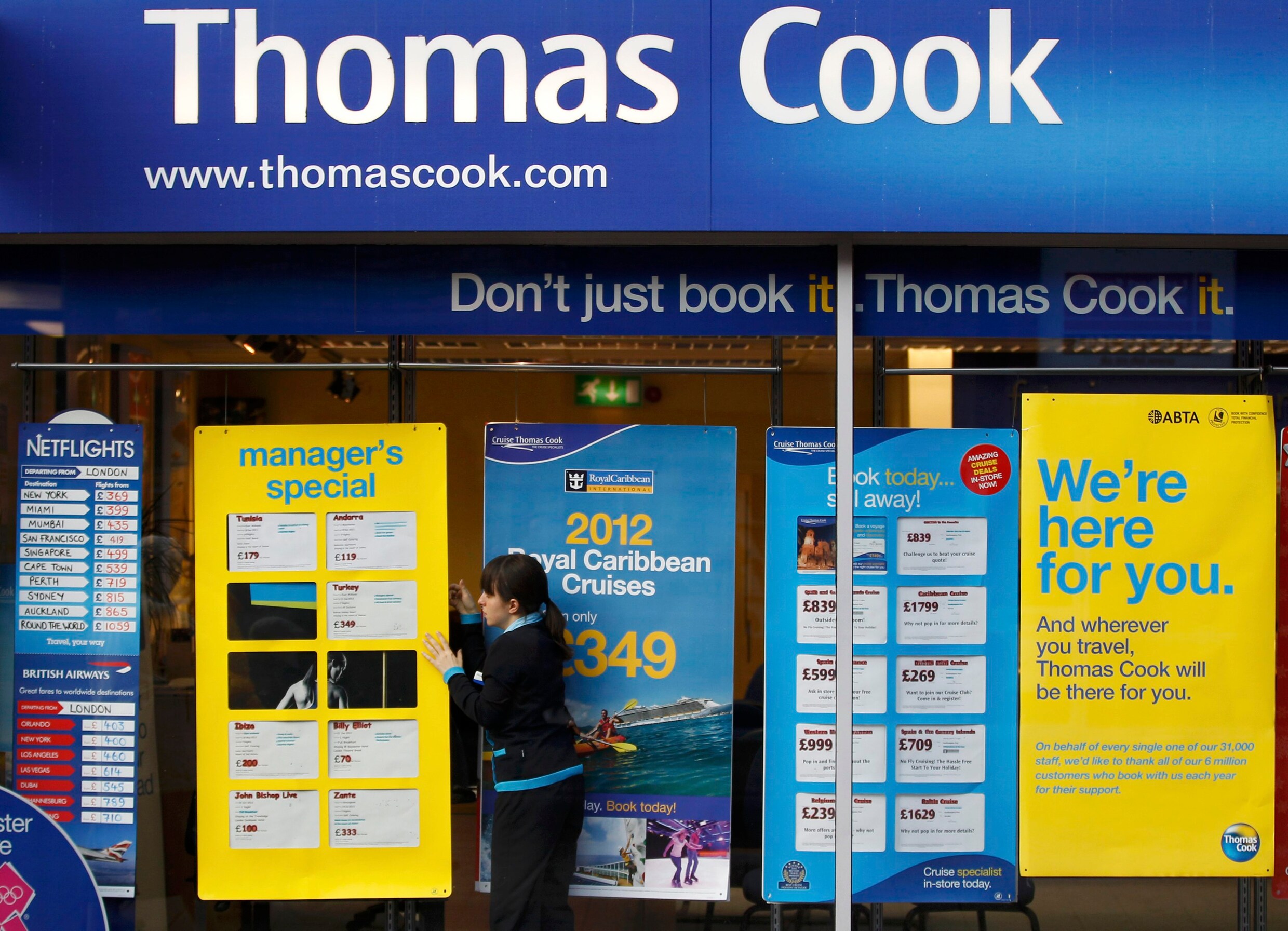 Chinese reisgigant wil noodlijdend Thomas Cook kopen