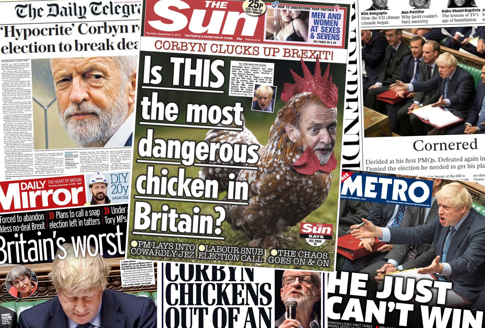 ‘Is dit gevaarlijkste kip van Verenigd Koninkrijk?’: Britse pers snoeihard voor ‘hypocriete’ oppositieleider Corbyn