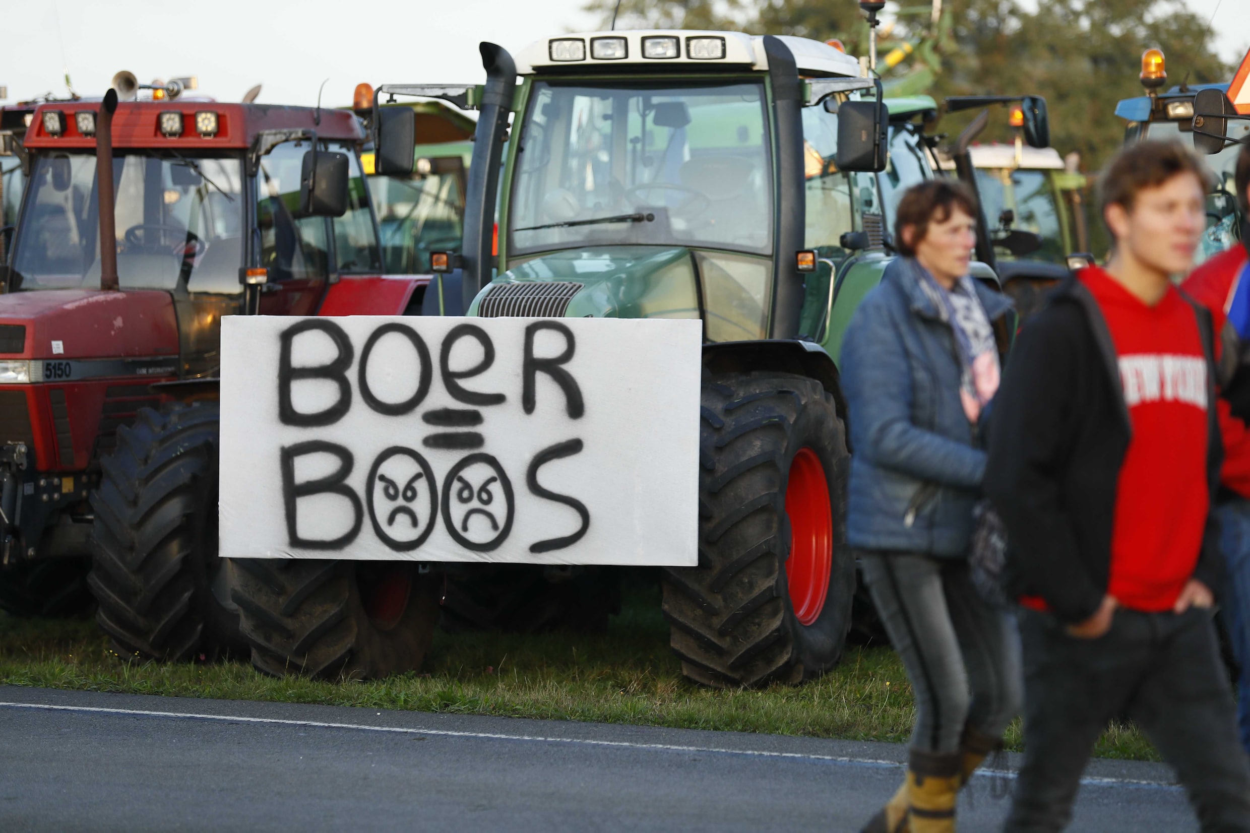 Ongeveer 400 kilometer file in Nederland door protest boeren
