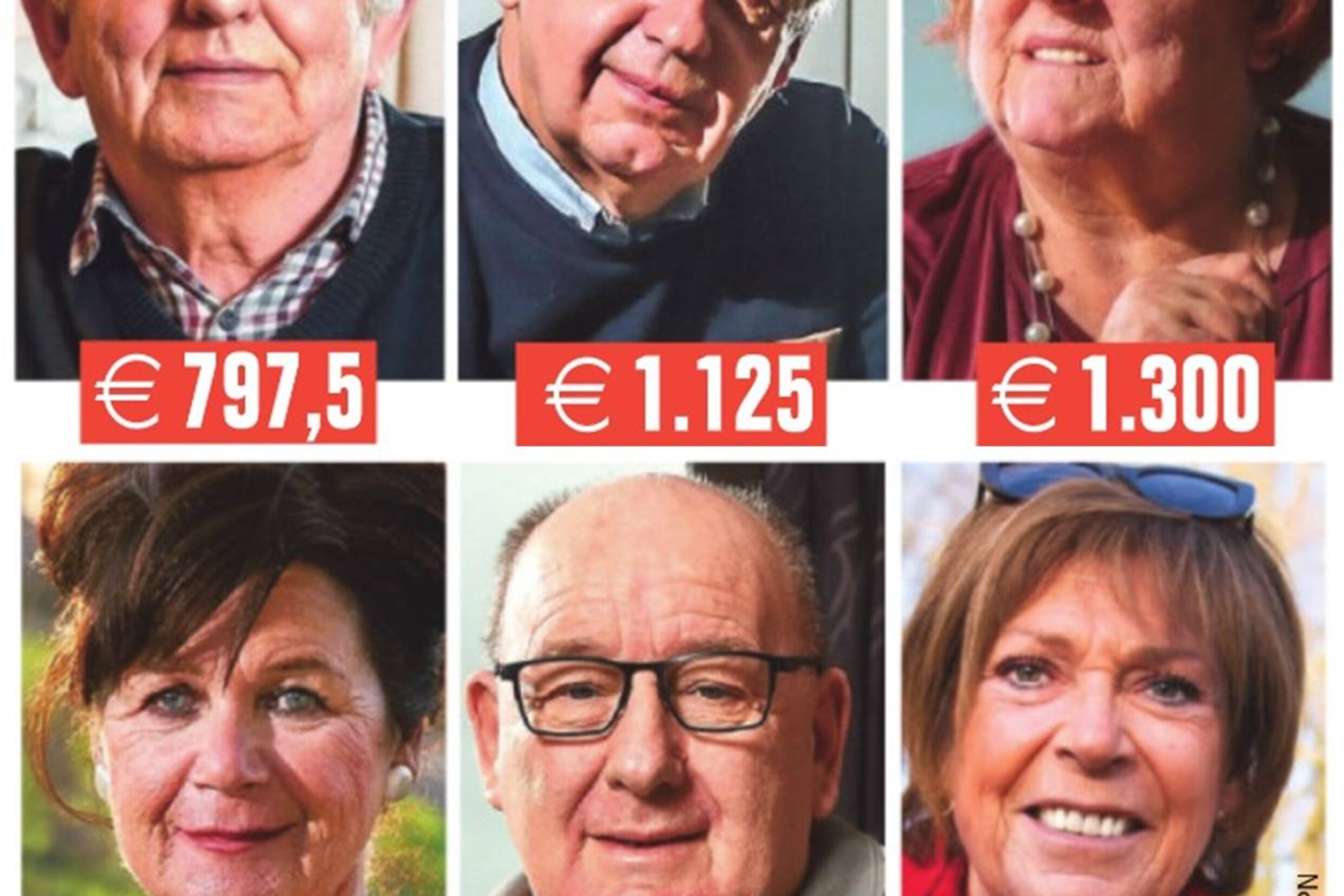 Van 797 euro tot 2.500 euro, zes Vlamingen getuigen over hun pensioen: ‘Geschrokken dat het zo weinig is’