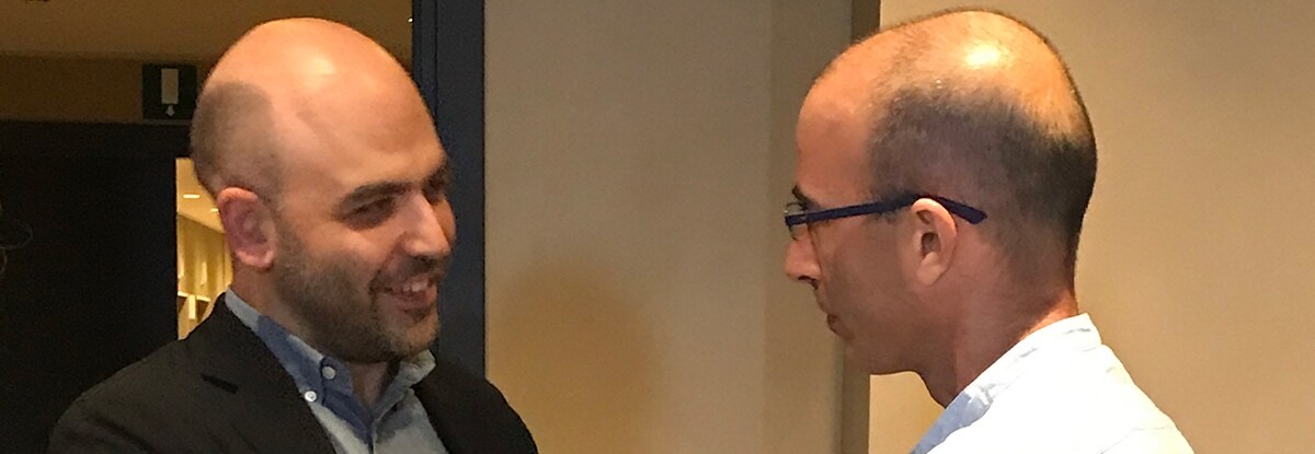 Roberto Saviano sprak met Yuval Noah Harari: ‘Het tijdperk van Europese dominantie is ten einde’