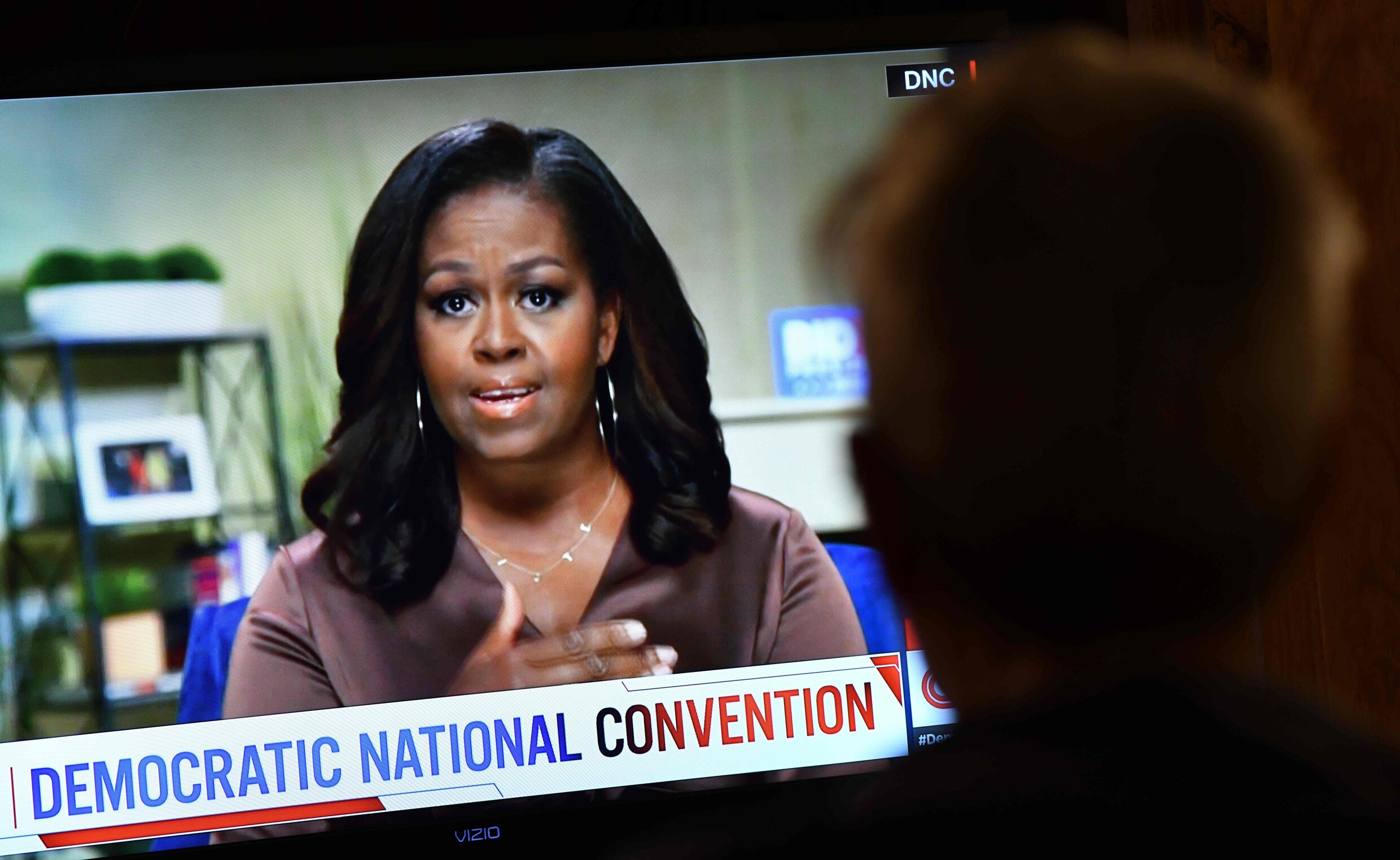 Trump slaat hard terug na speech Michelle Obama: ‘Ze zaait verdeeldheid’