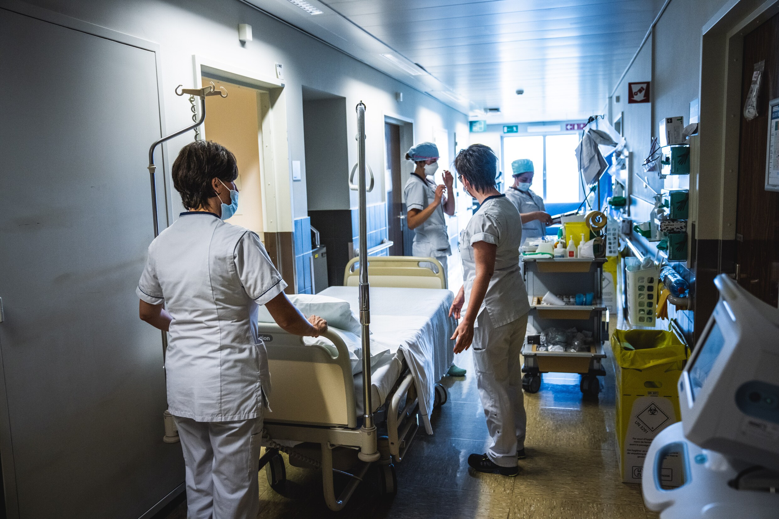 Gemiddeld aantal ziekenhuisopnames in België daalt voor het eerst sinds begin september