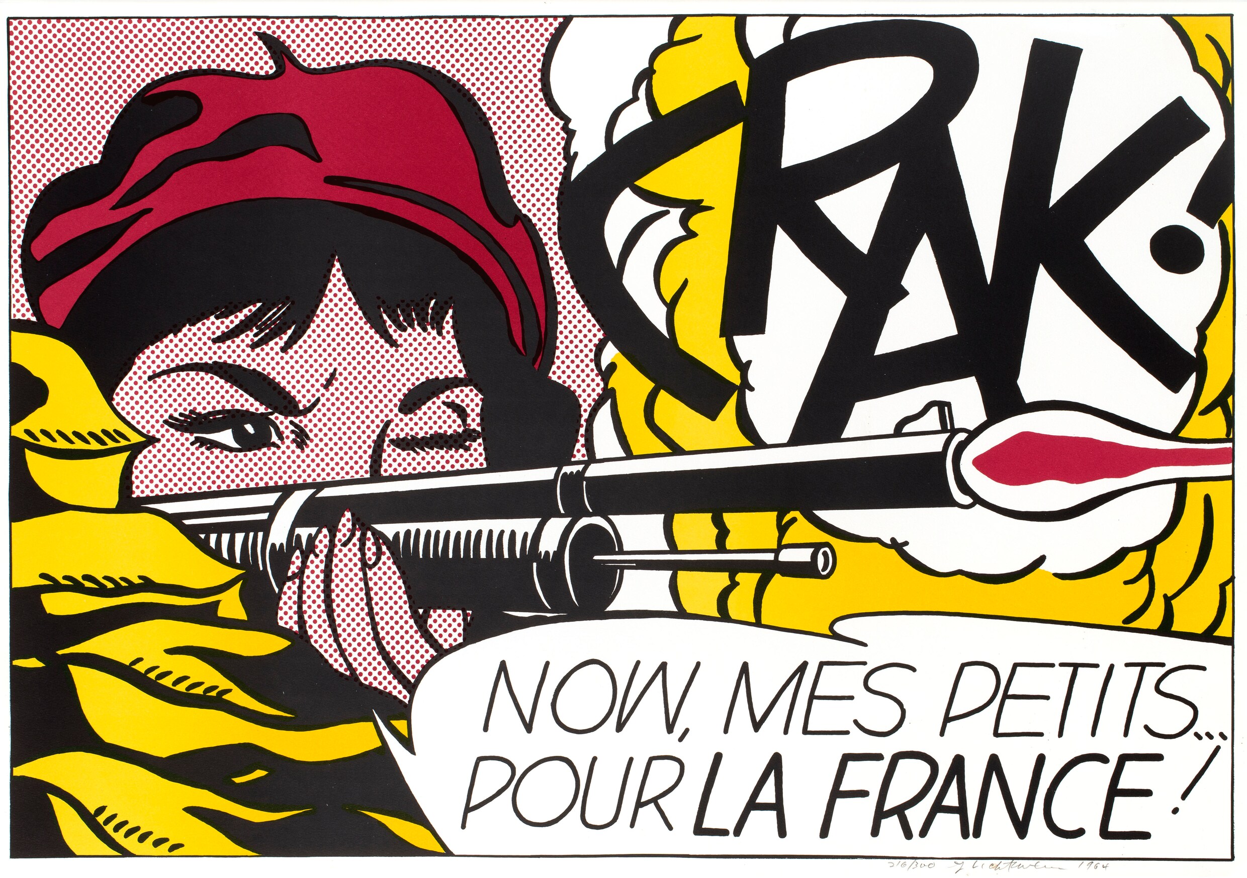 Vuurwerk in blauw, rood en geel: expo Roy Lichtenstein doet het BAM in ...